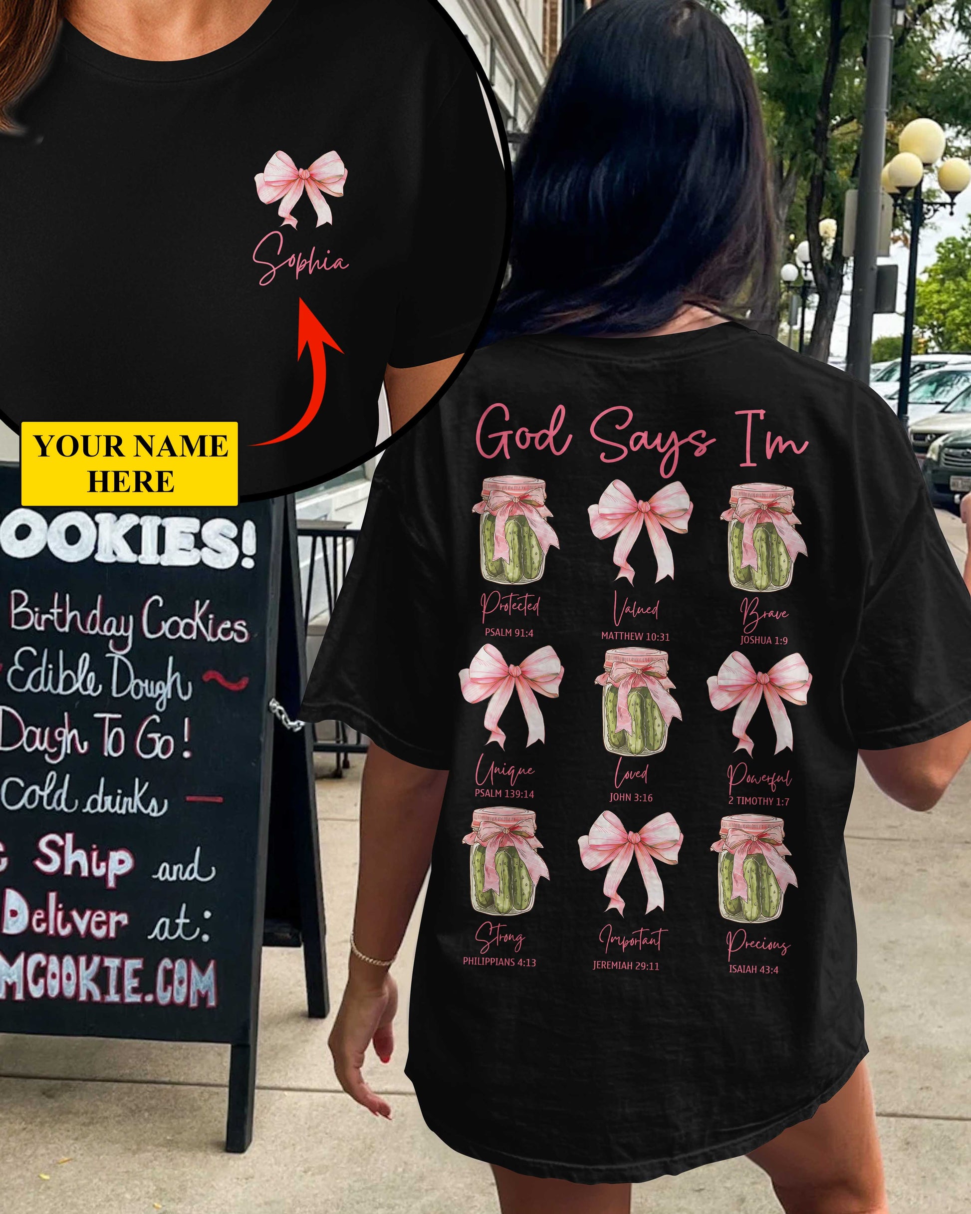 God Says I'm T-Shirt Gift For Her Personalized Gift For Women