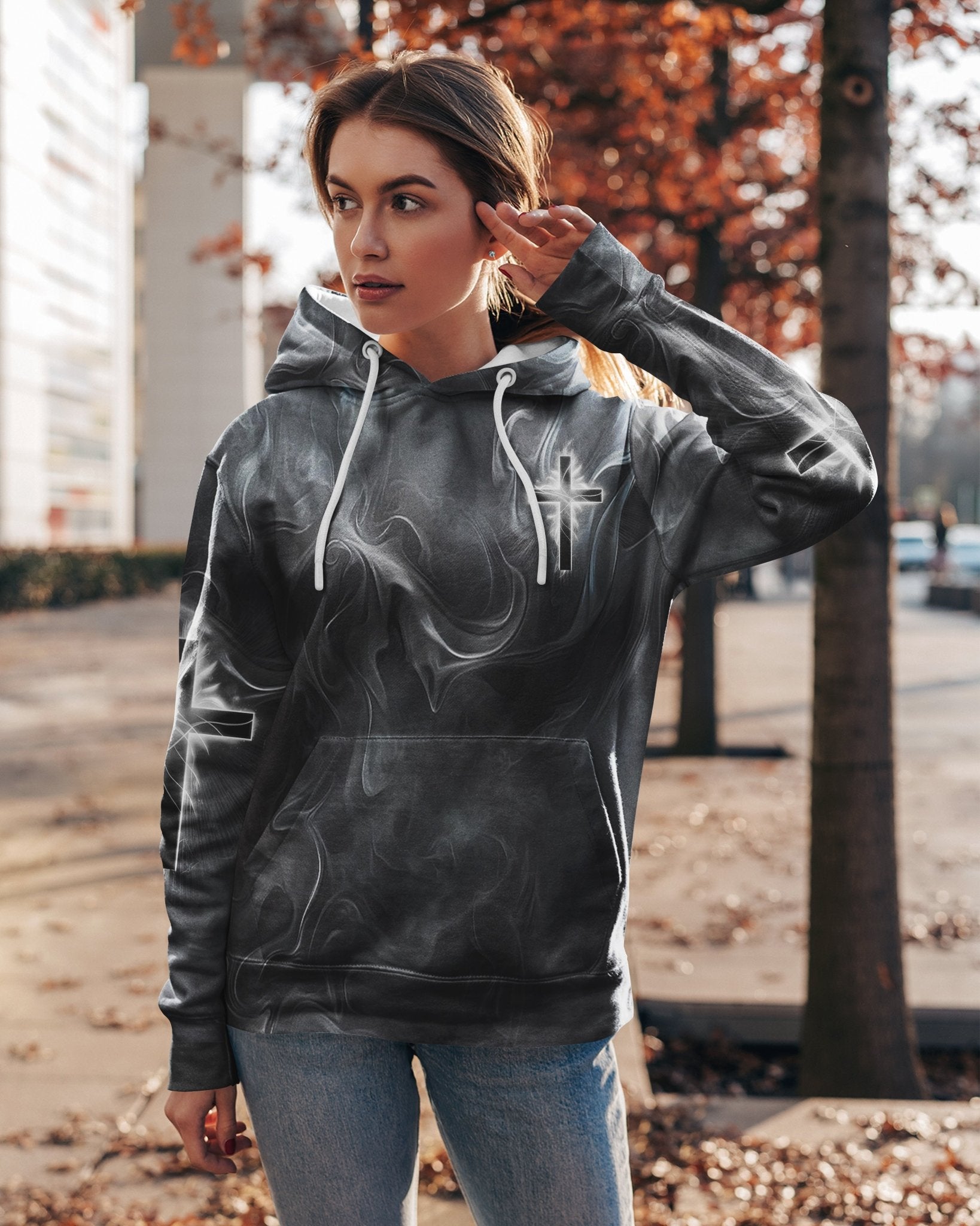 A Child Of God A Man Of Faith All Over Print Hoodie