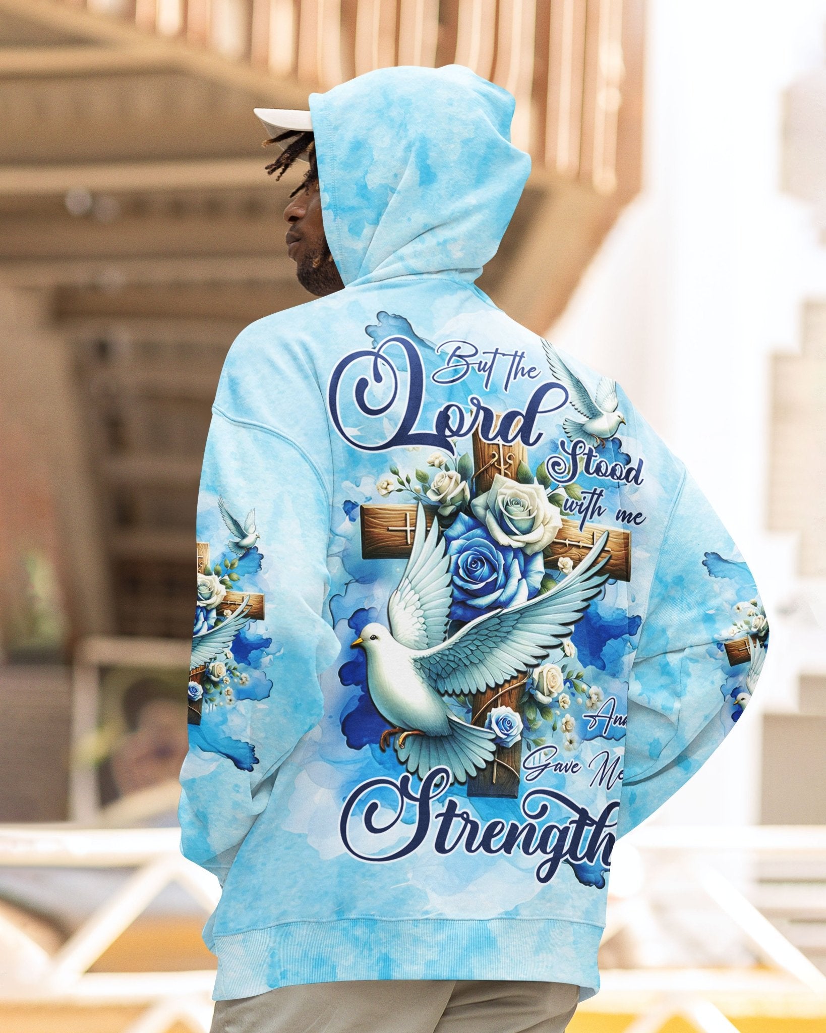 Lord Stood With Me And Gave Me Strength All Over Print Hoodie