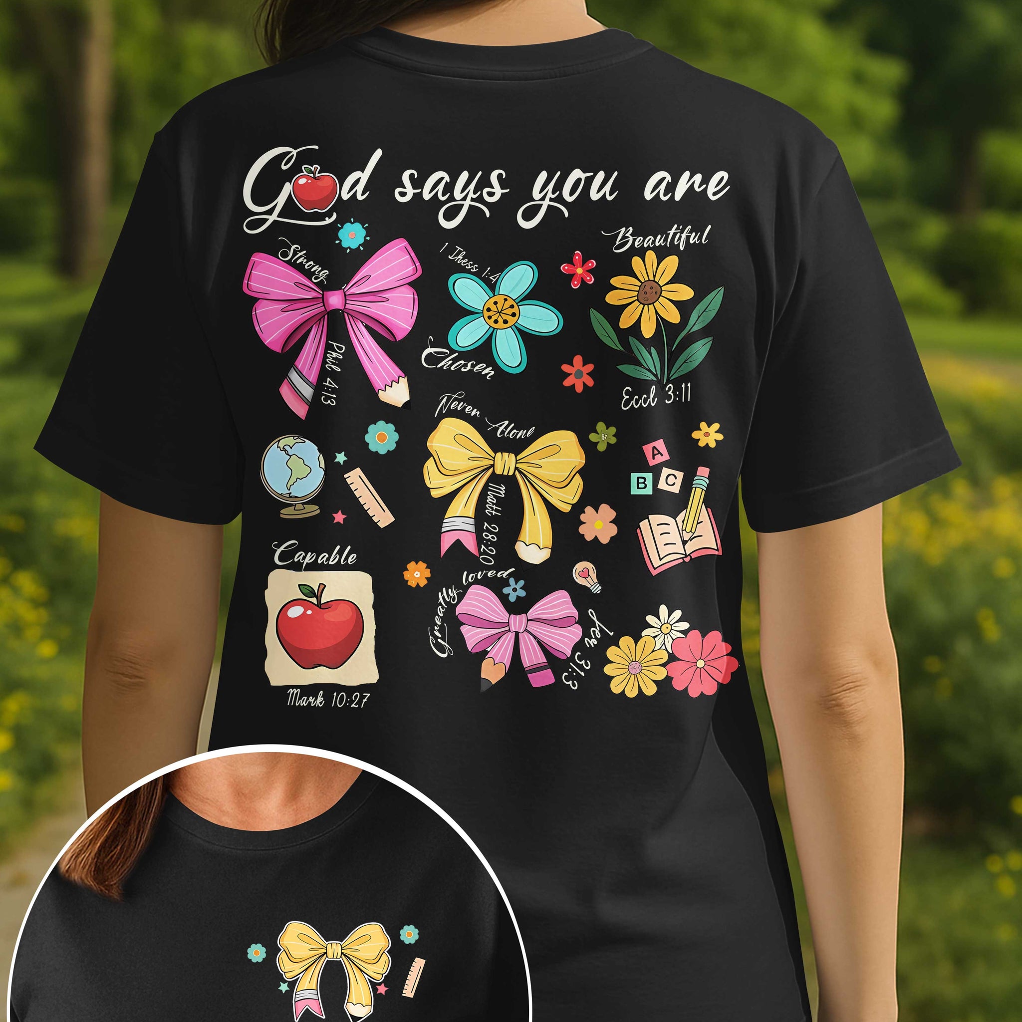 God Says You Are T-Shirt Gift For Back To School