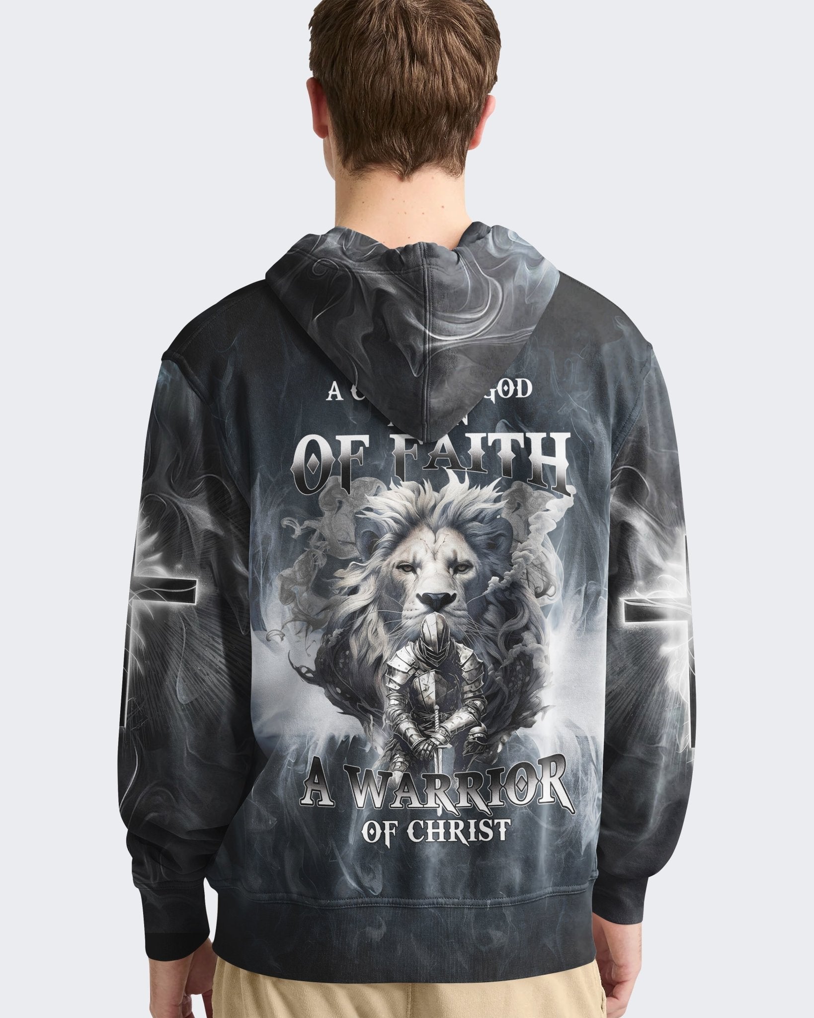 A Child Of God A Man Of Faith All Over Print Hoodie