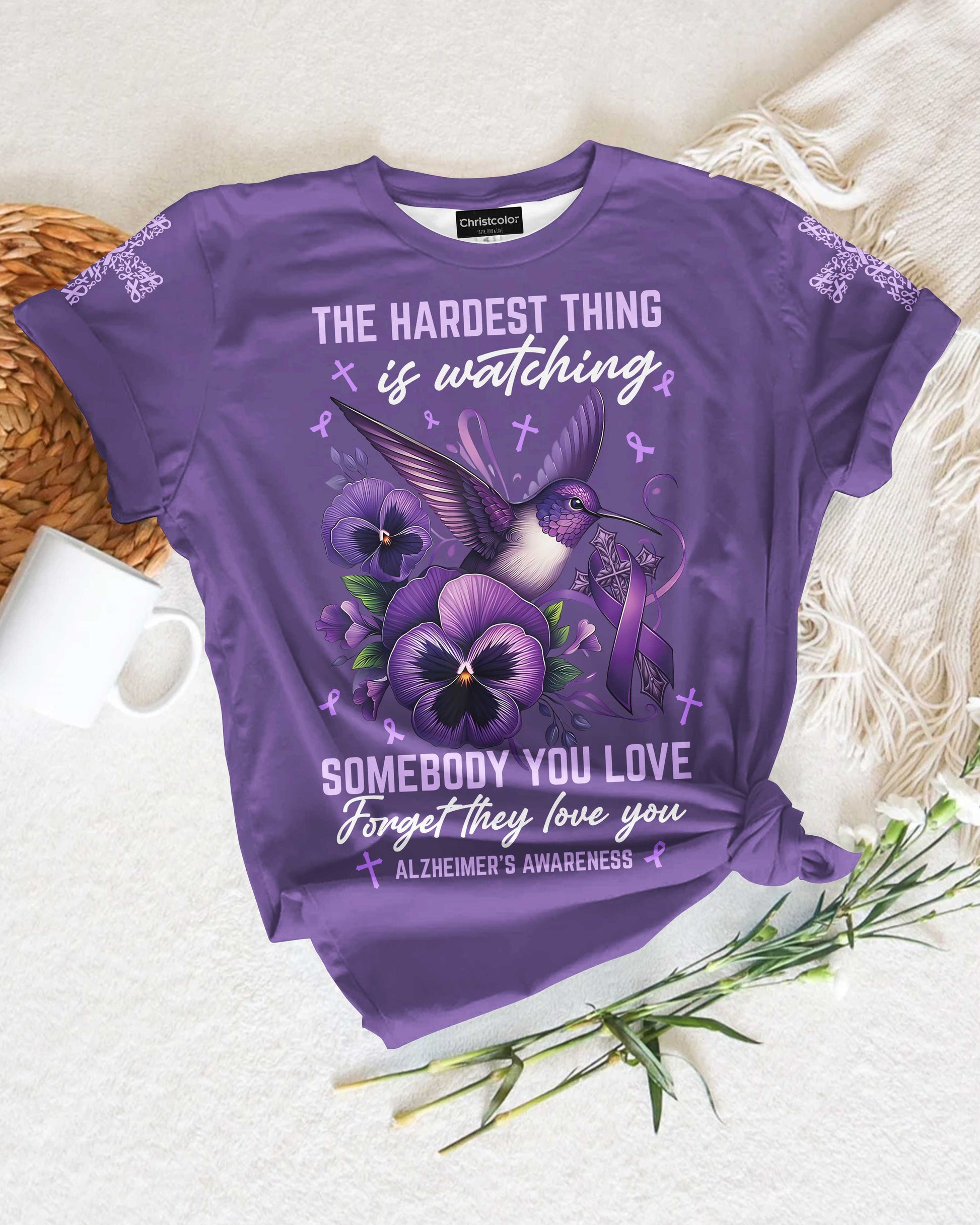 The Hardest Thing Is Watching Somebody You Love T-Shirt