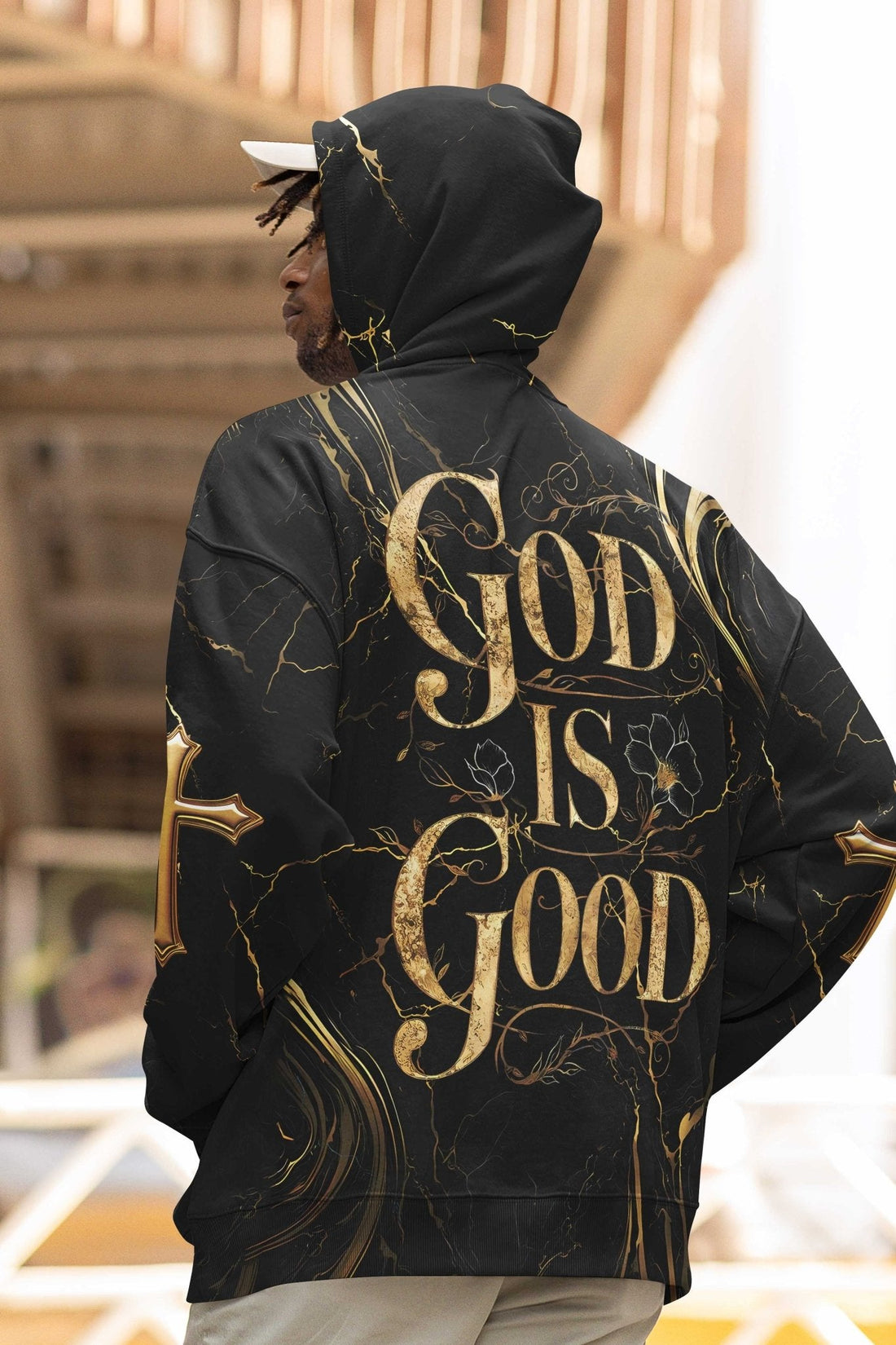 God Is Good All Over Print Hoodie