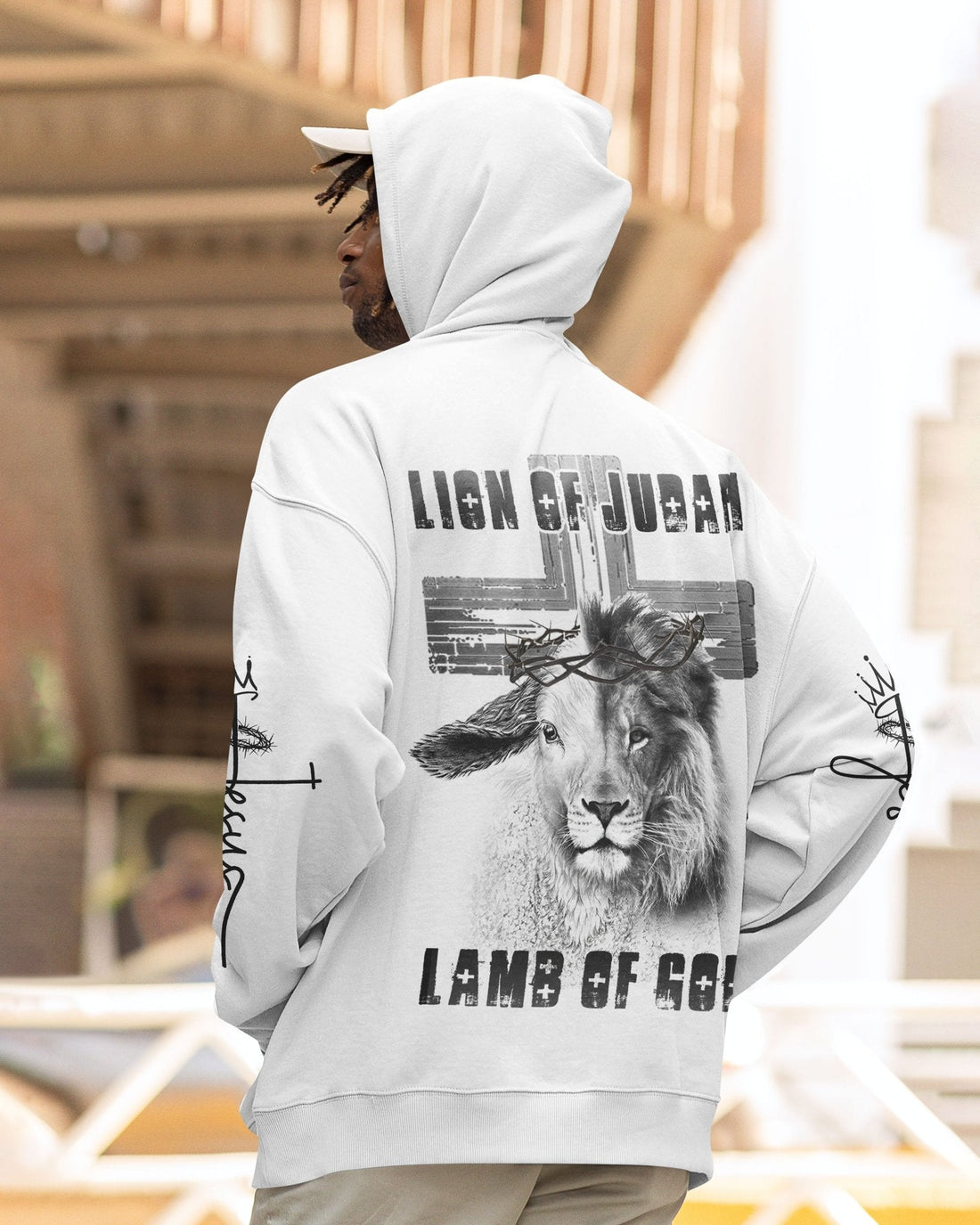 Lion Of Judah Lamb Of God All Over Print Hoodie