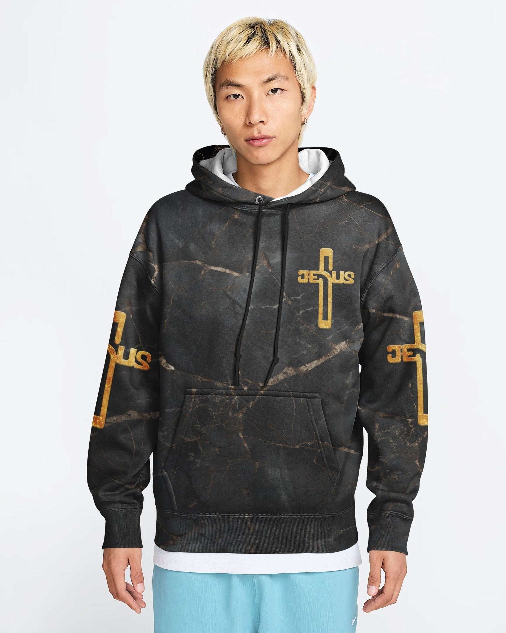 Death Could Not Hold Him All Over Print Hoodie
