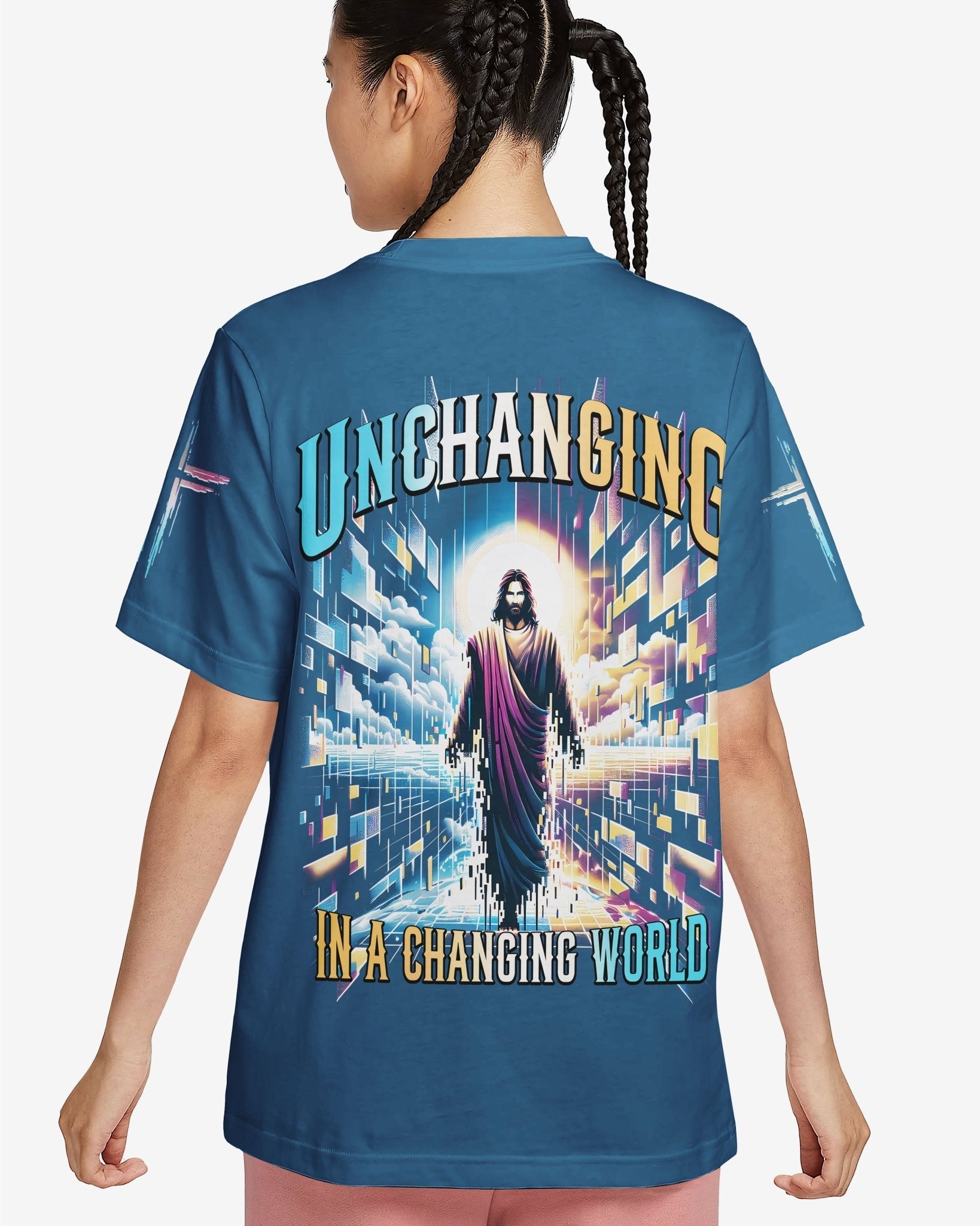 Unchanging In A Changing World All Over Print T-shirt