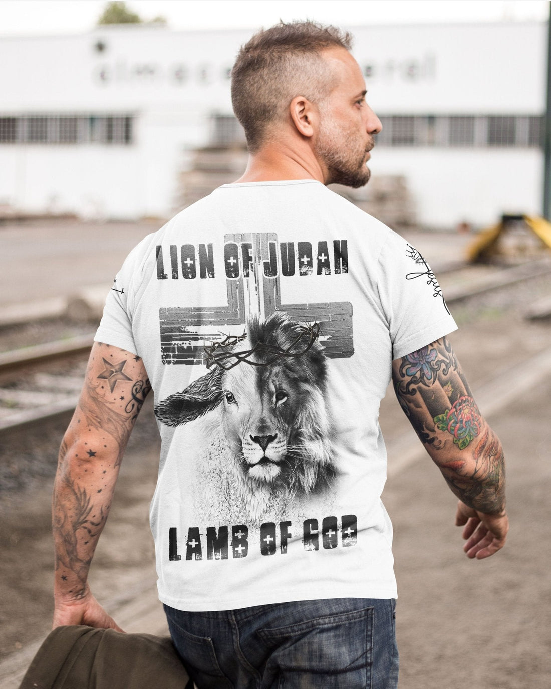 Lion Of Judah Lamb Of God All Over Print T-shirt