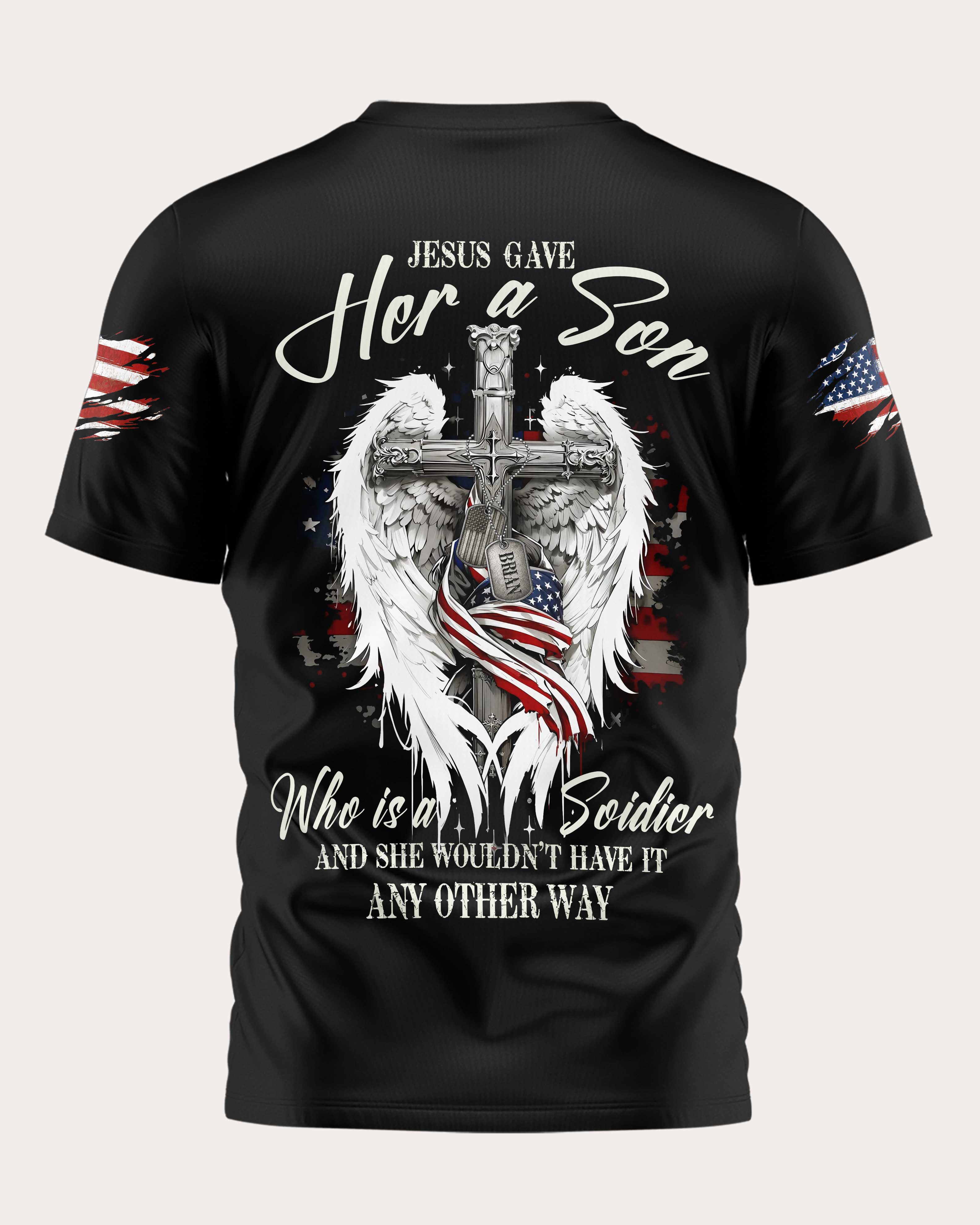 Jesus Gave Her A Son All Over Print T-Shirt