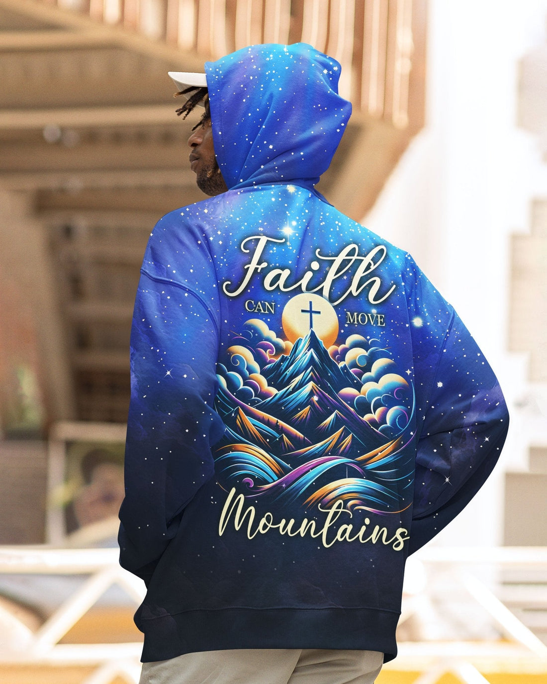 Faith Can Move Mountains All Over Print Hoodie
