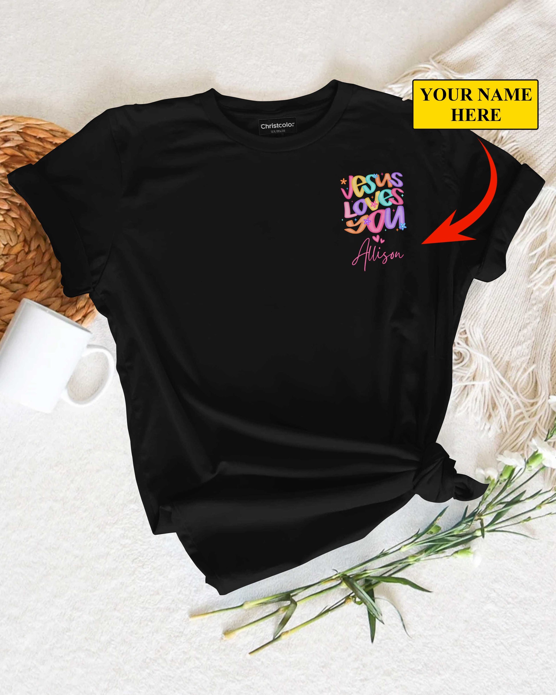 Jesus Loves You Love One Another As I Have Loved You T-Shirt