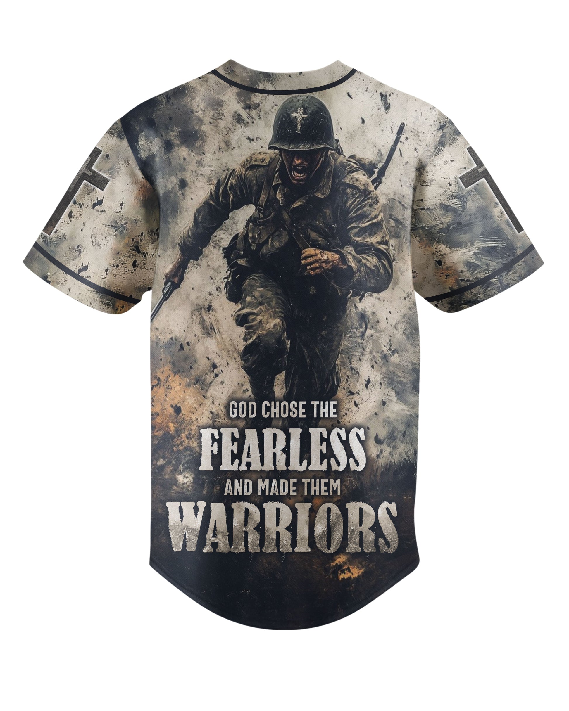 God Chose The Fearless And Made Them Warriors Jersey