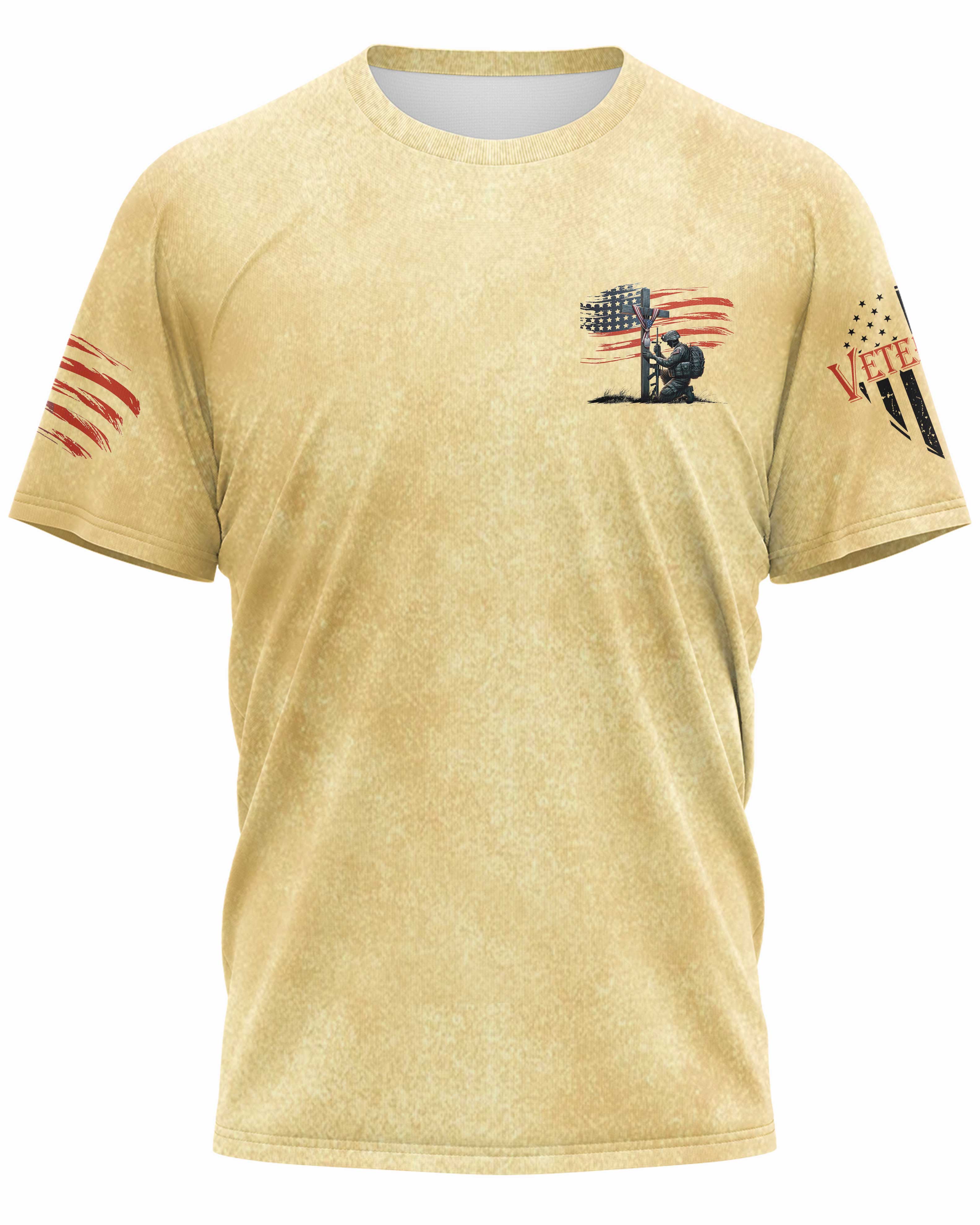 Proud To Be A Veteran All Over Print T-Shirt