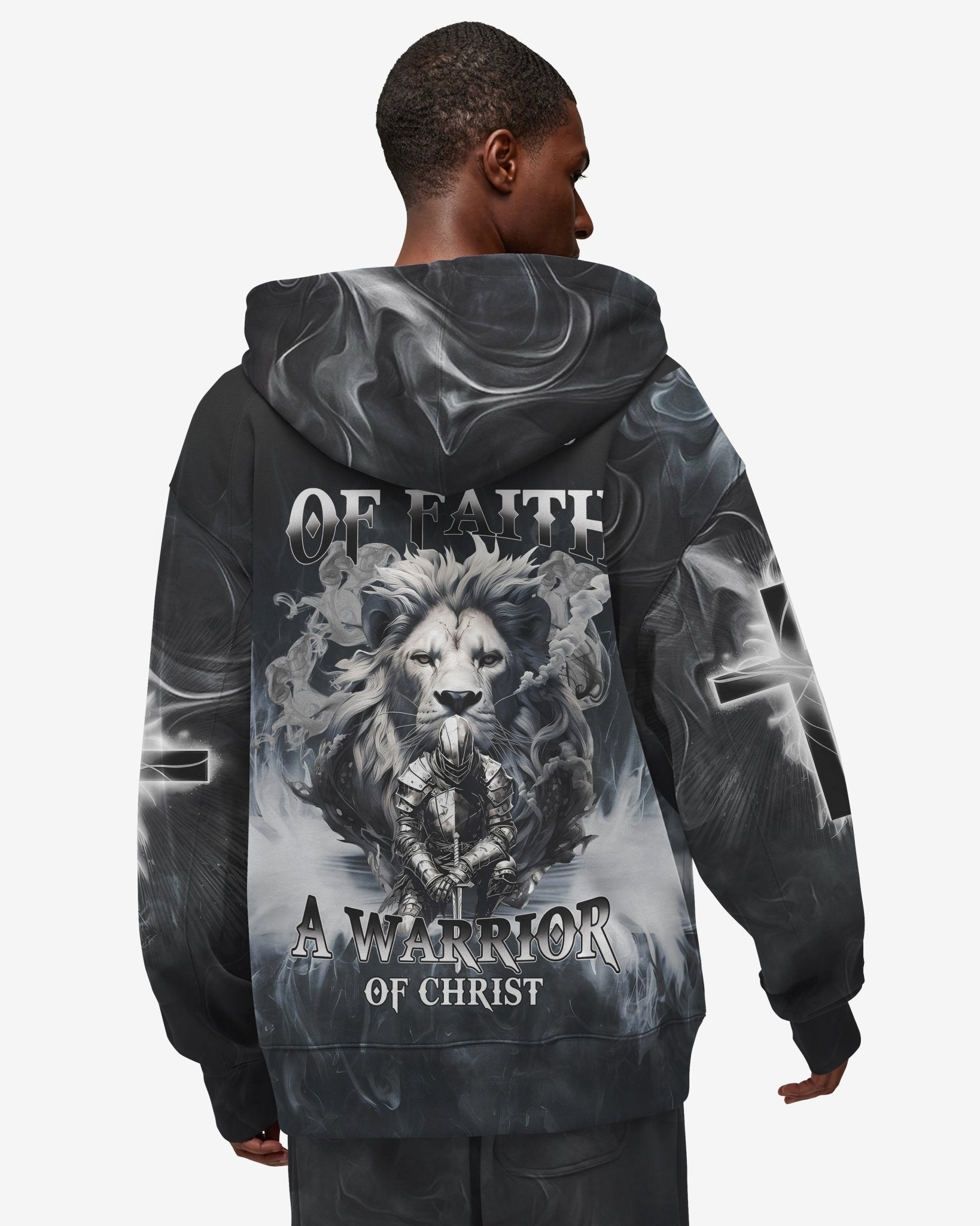 A Child Of God A Man Of Faith All Over Print Zip Hoodie