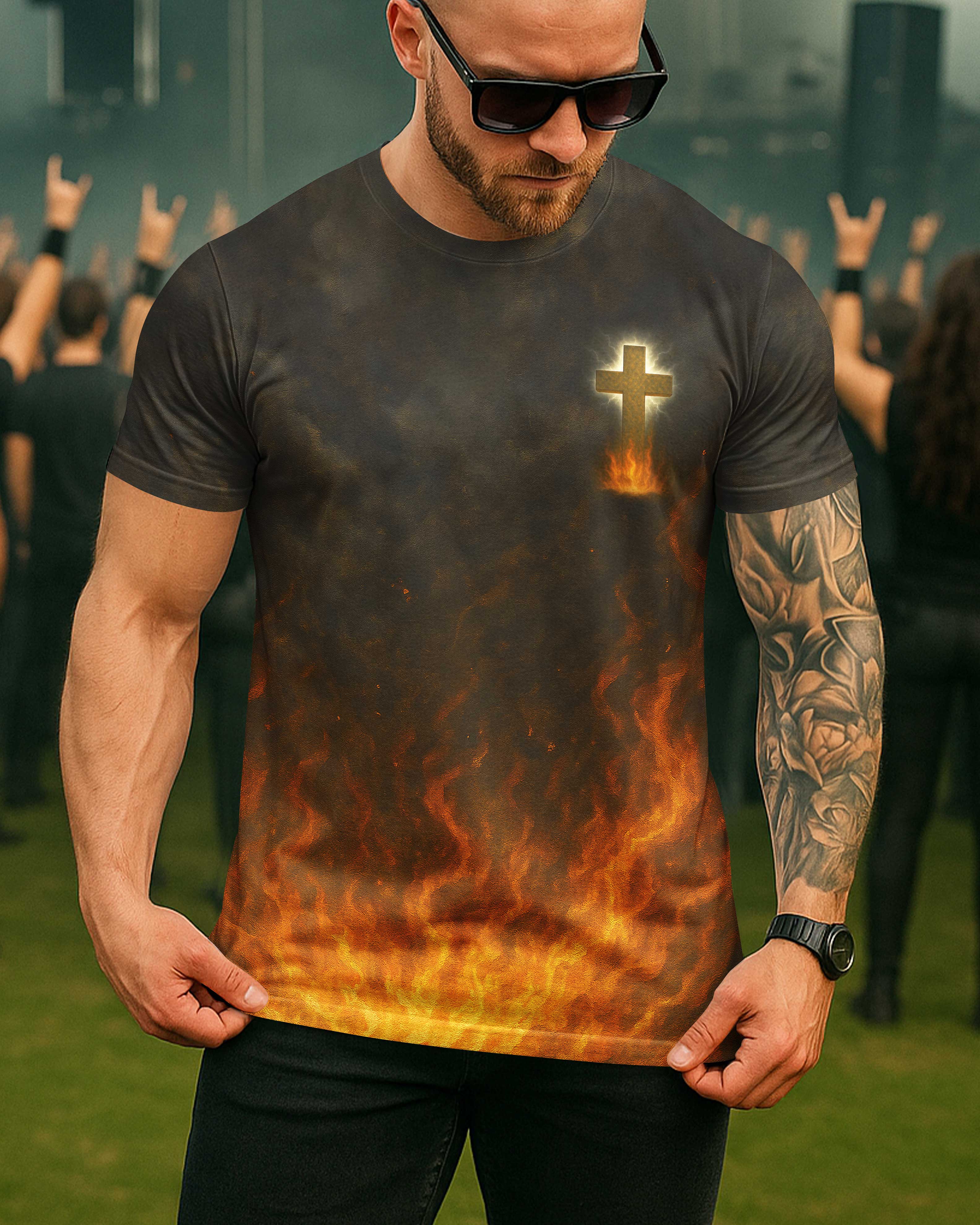 Jesus Is My Rock And That's How I Roll Shirt