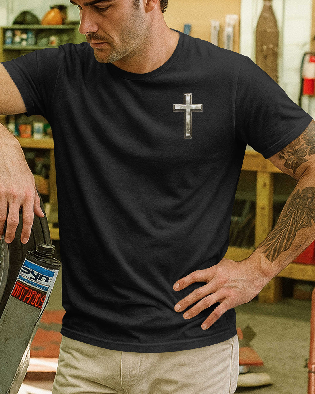 Tuned By His Hand All Over Print T-Shirt