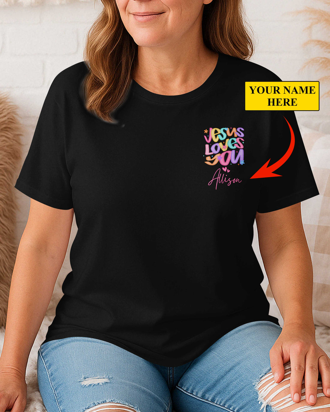 Jesus Loves You Love One Another As I Have Loved You T-Shirt