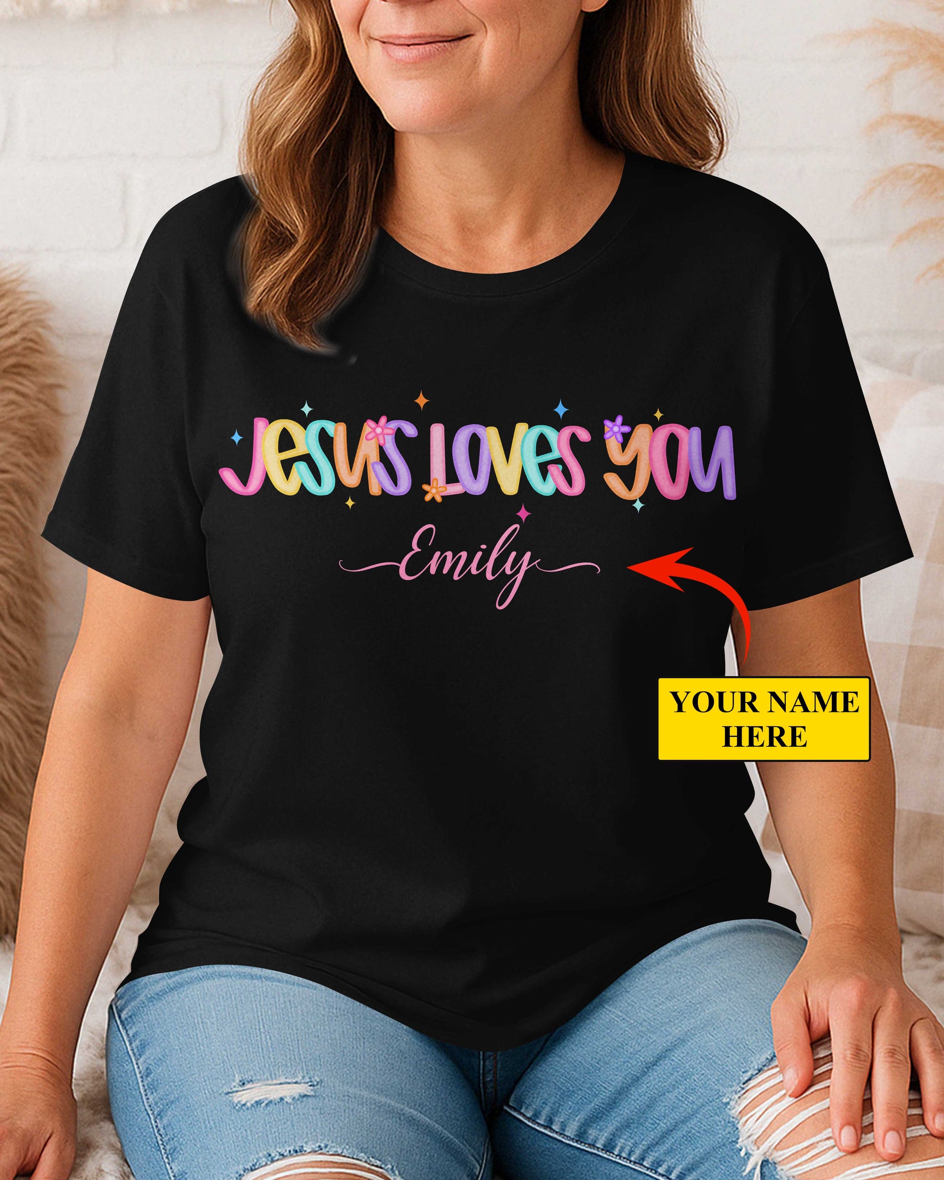 Jesus Loves You And I'm Trying T-Shirt