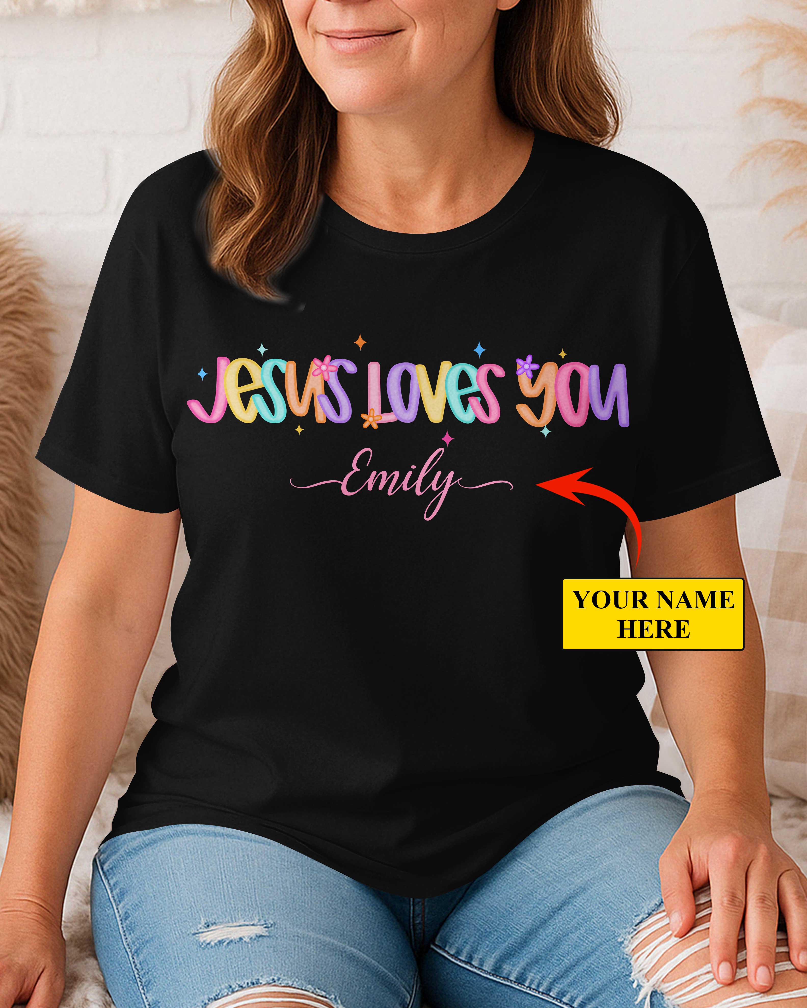 Jesus Loves You And I'm Trying T-Shirt