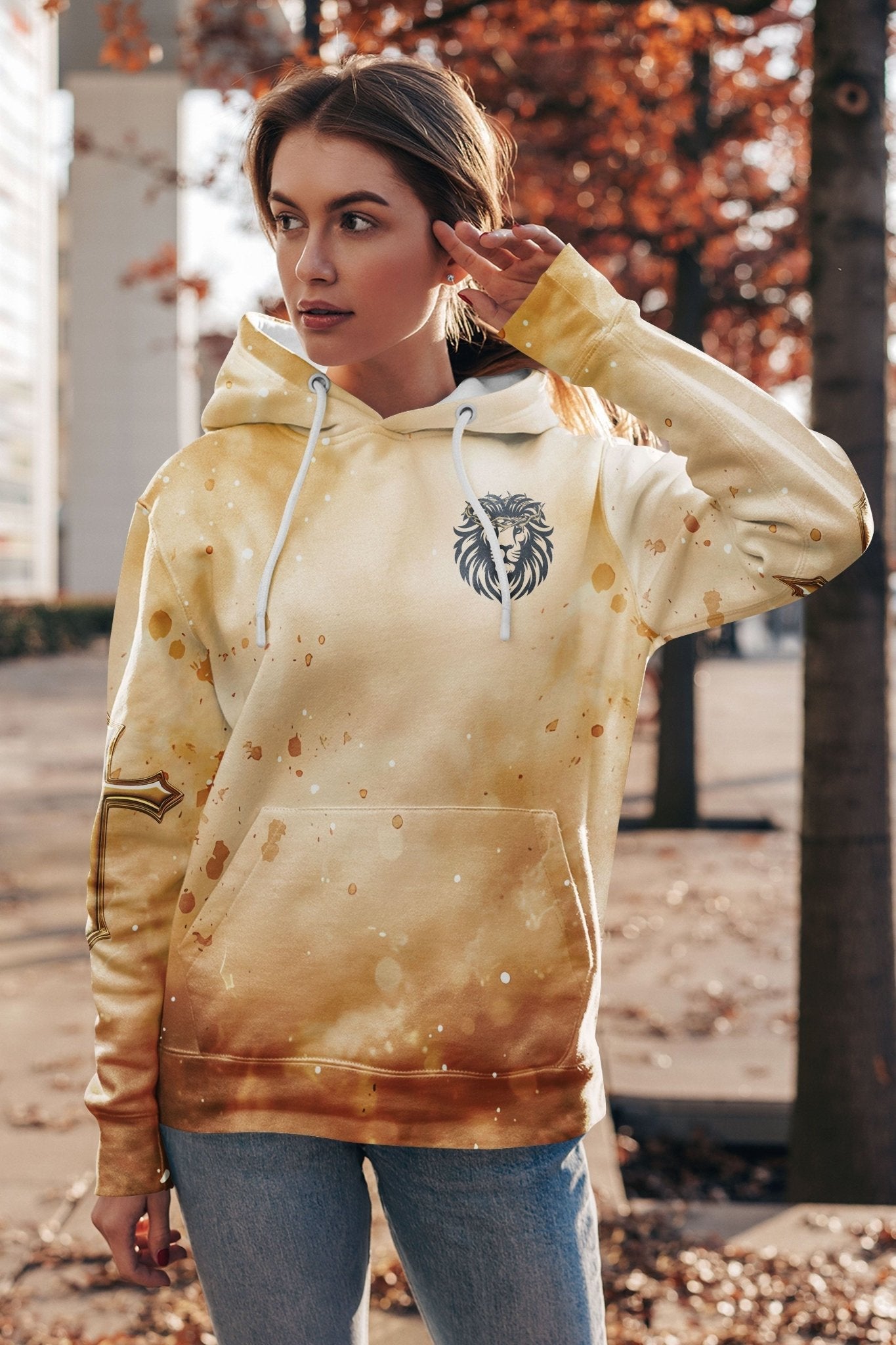 Behold The Lion Of The Tribe Of Judah Has Triumphed All Over Print Hoodie