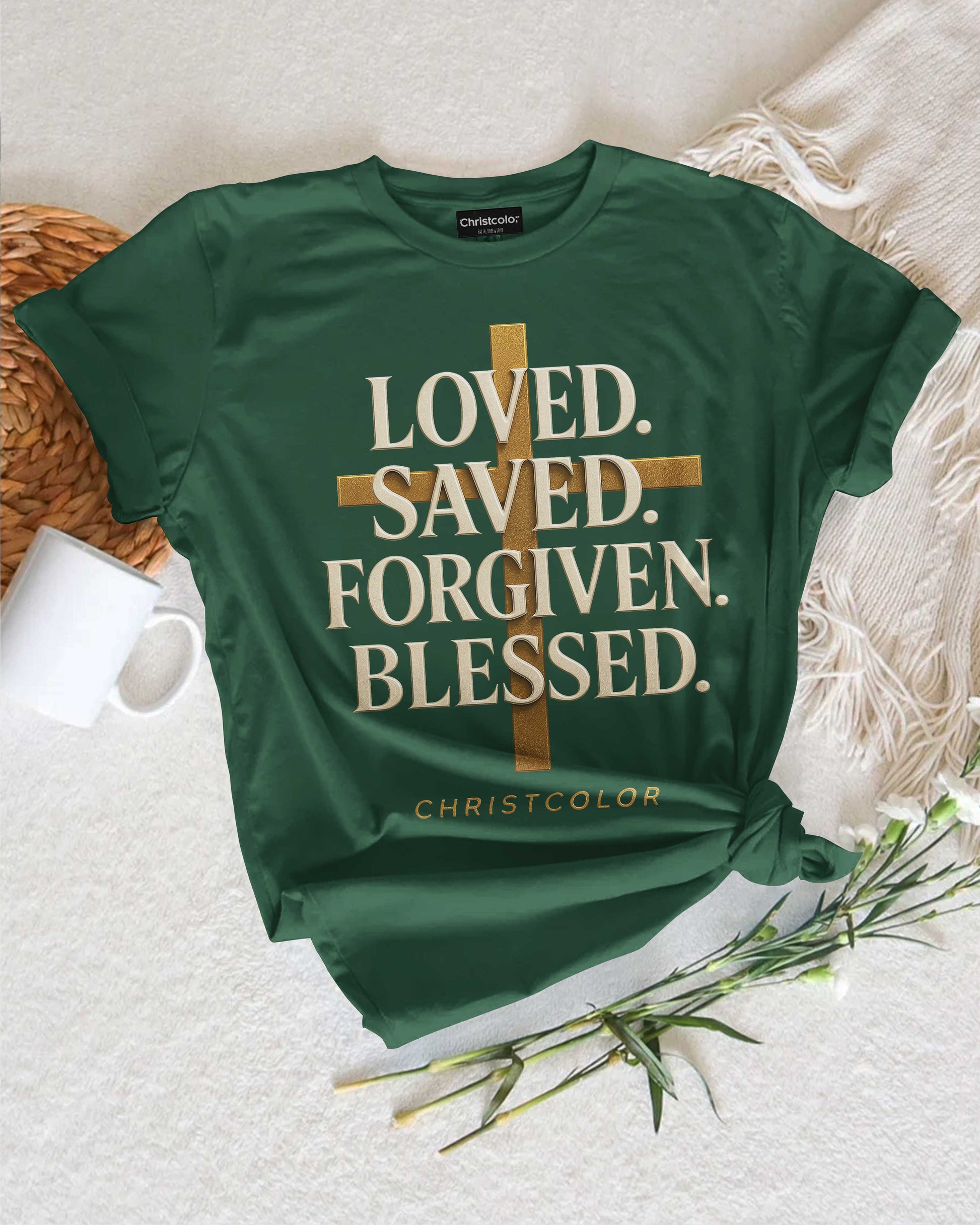 Loved. Saved. Forgiven. Blessed. T-Shirt