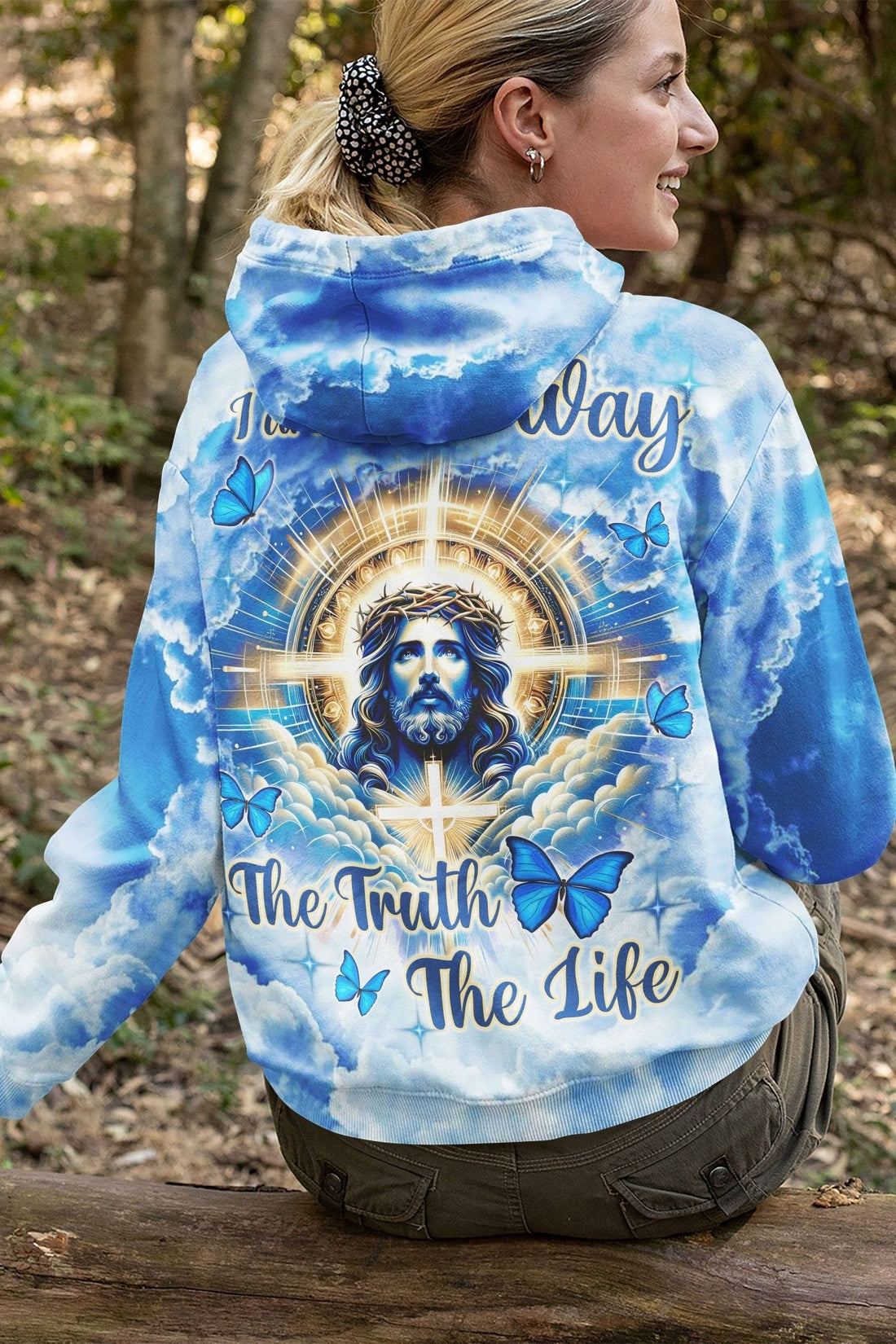I Am The Way The Truth The Life All Over Print Hoodie