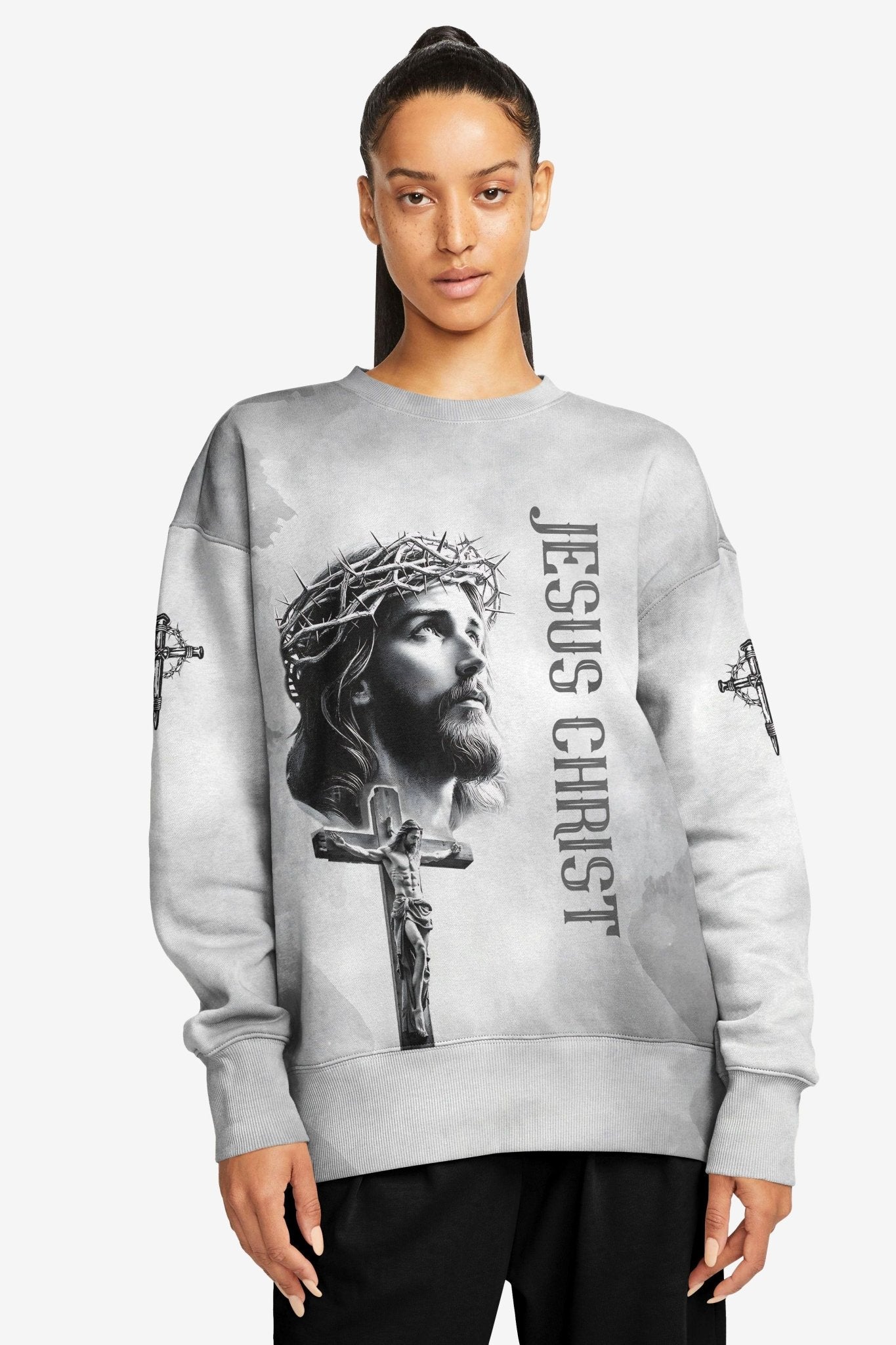 Yet He Chose Me All Over Print Sweater