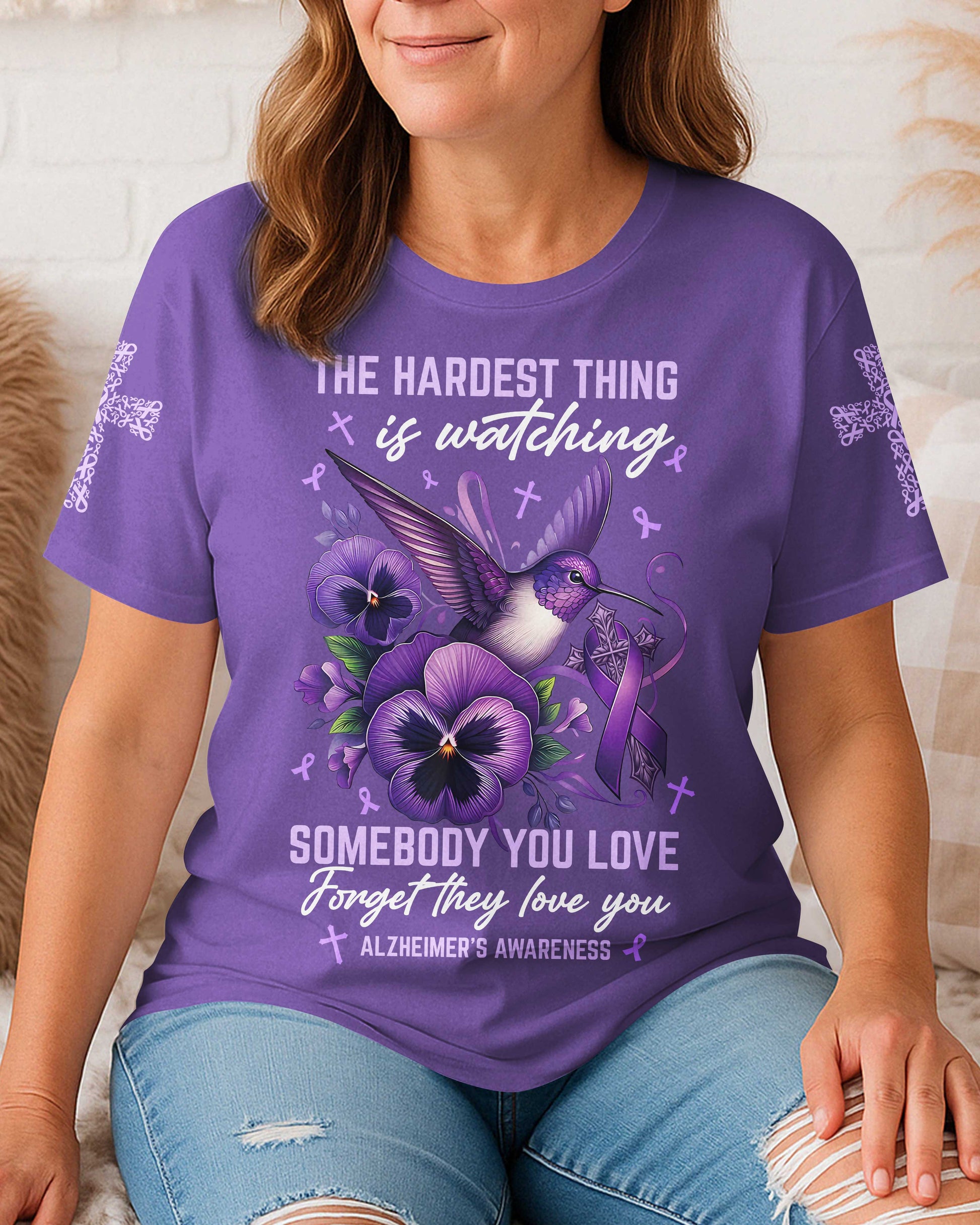 The Hardest Thing Is Watching Somebody You Love T-Shirt