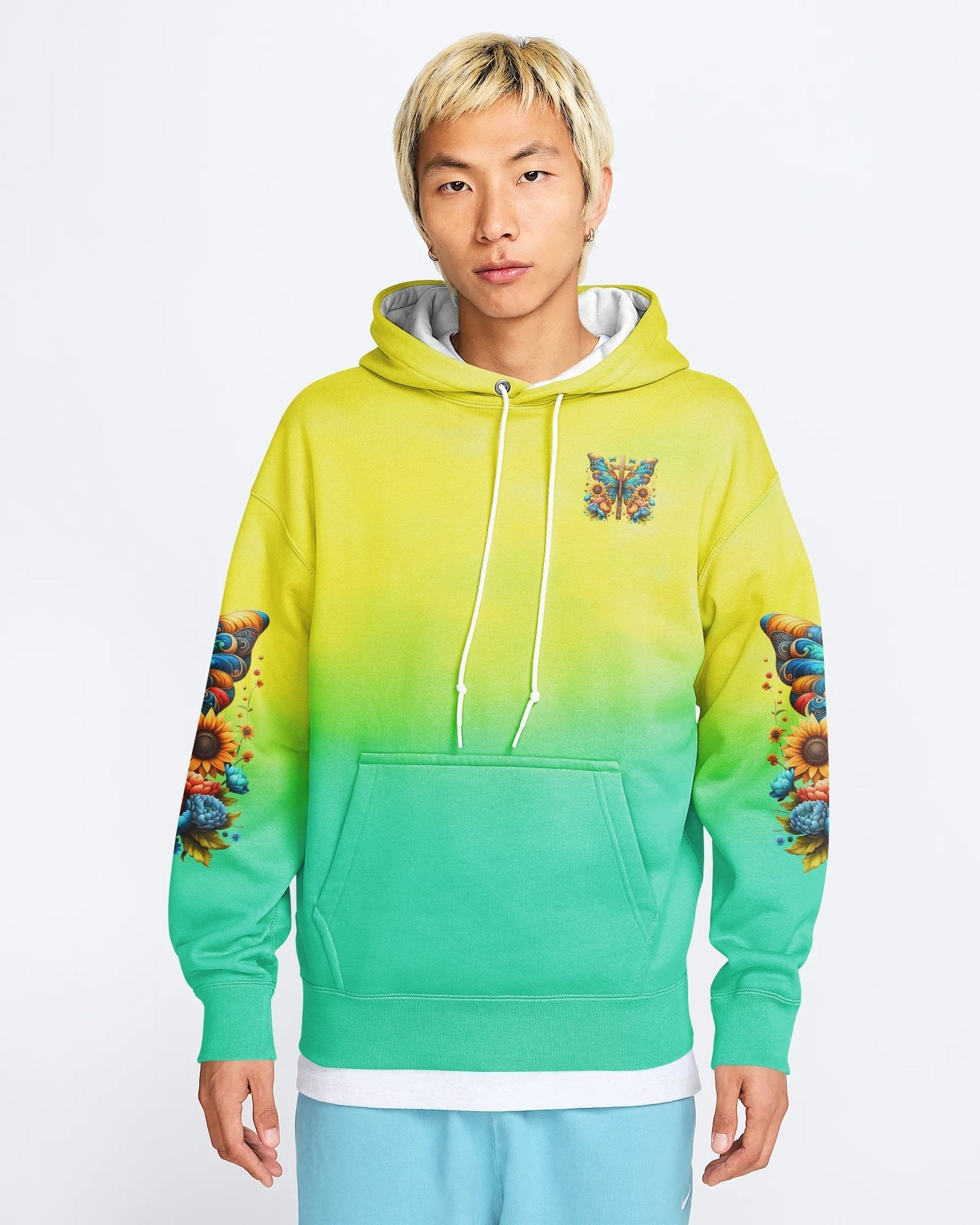 Faith Hope Love All Over Print Hoodie