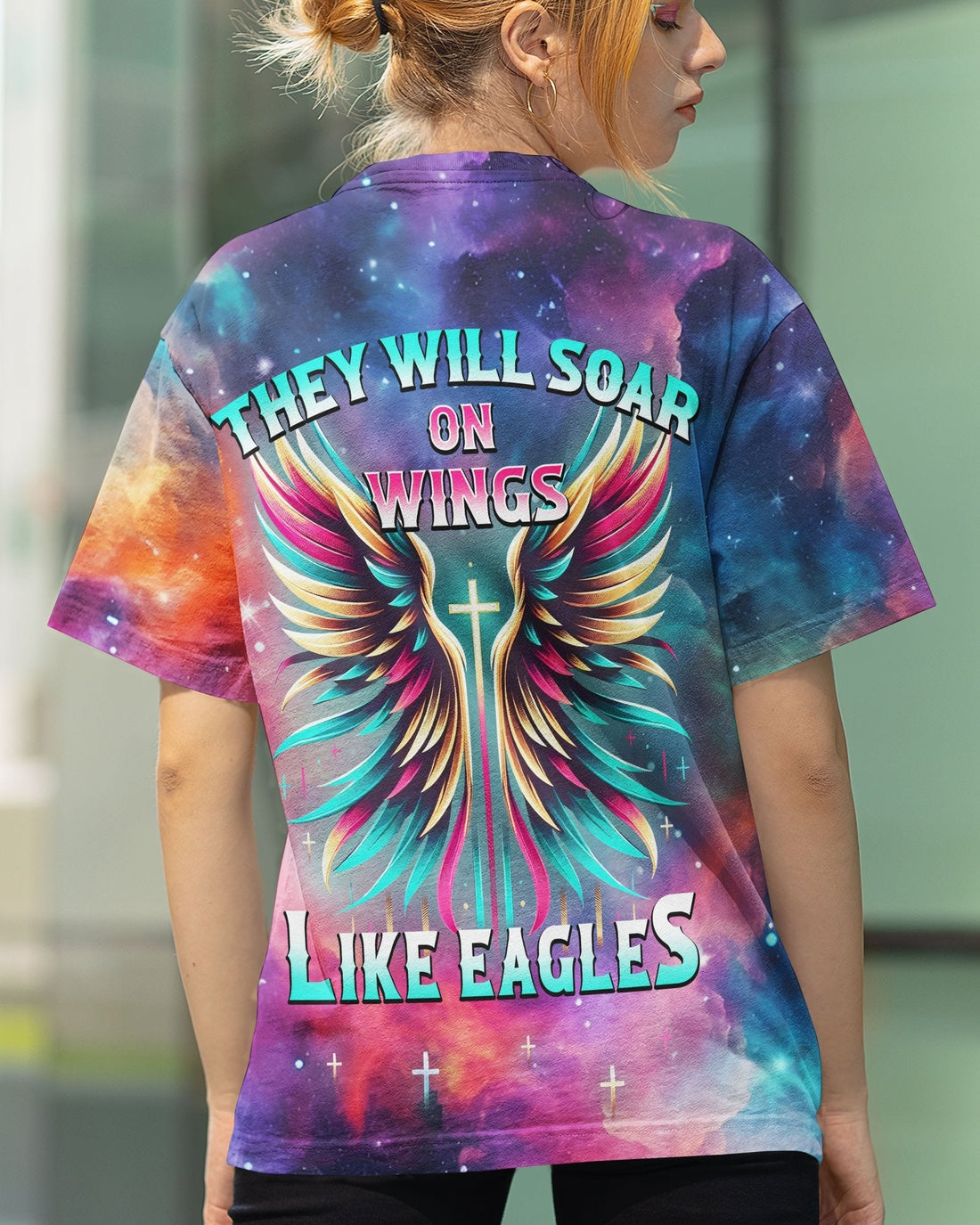 They Will Soar On Wings Like Eagles All Over Print T-shirt