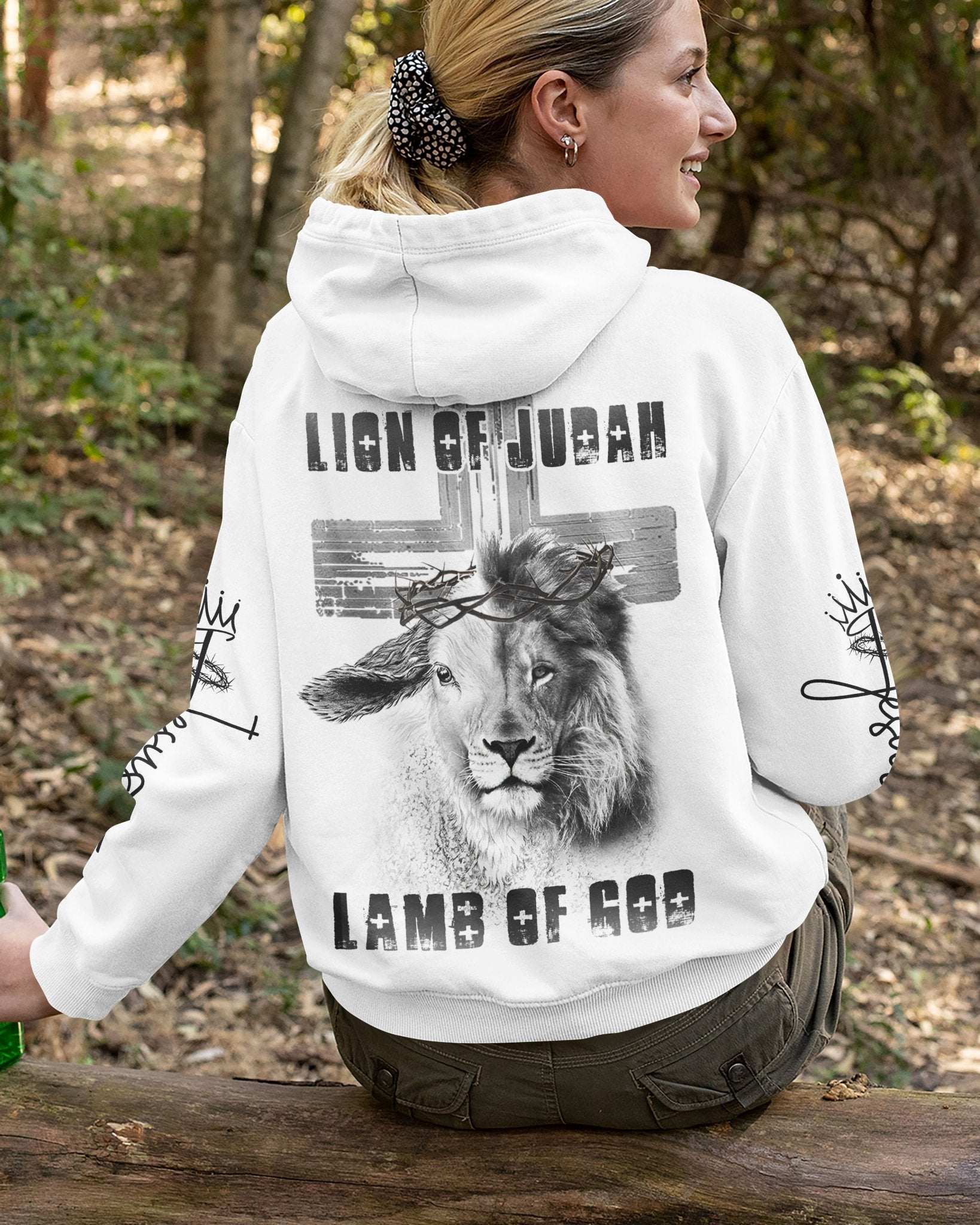 Lion Of Judah Lamb Of God All Over Print Hoodie