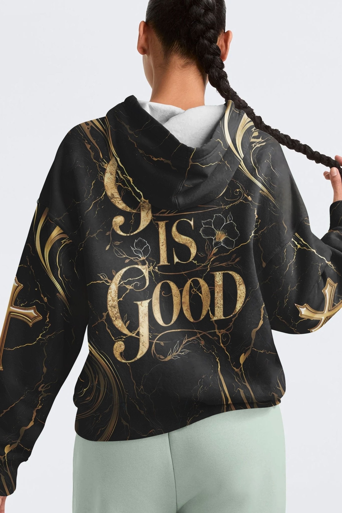 God Is Good All Over Print Hoodie