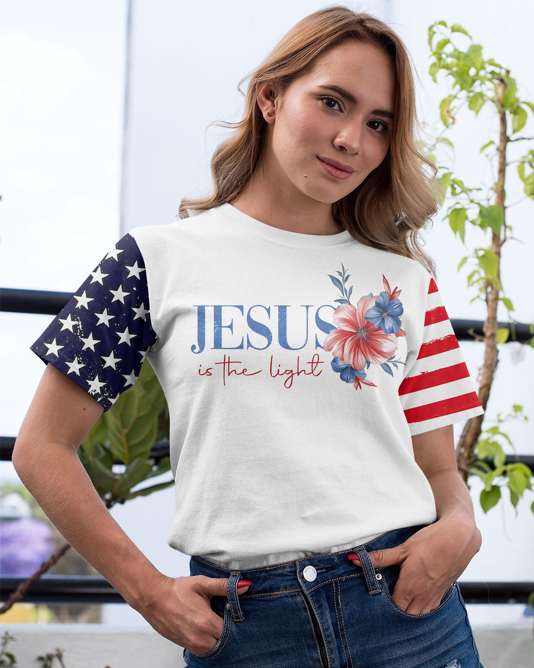 Walk By Faith Not By Sight All Over Print T-Shirt