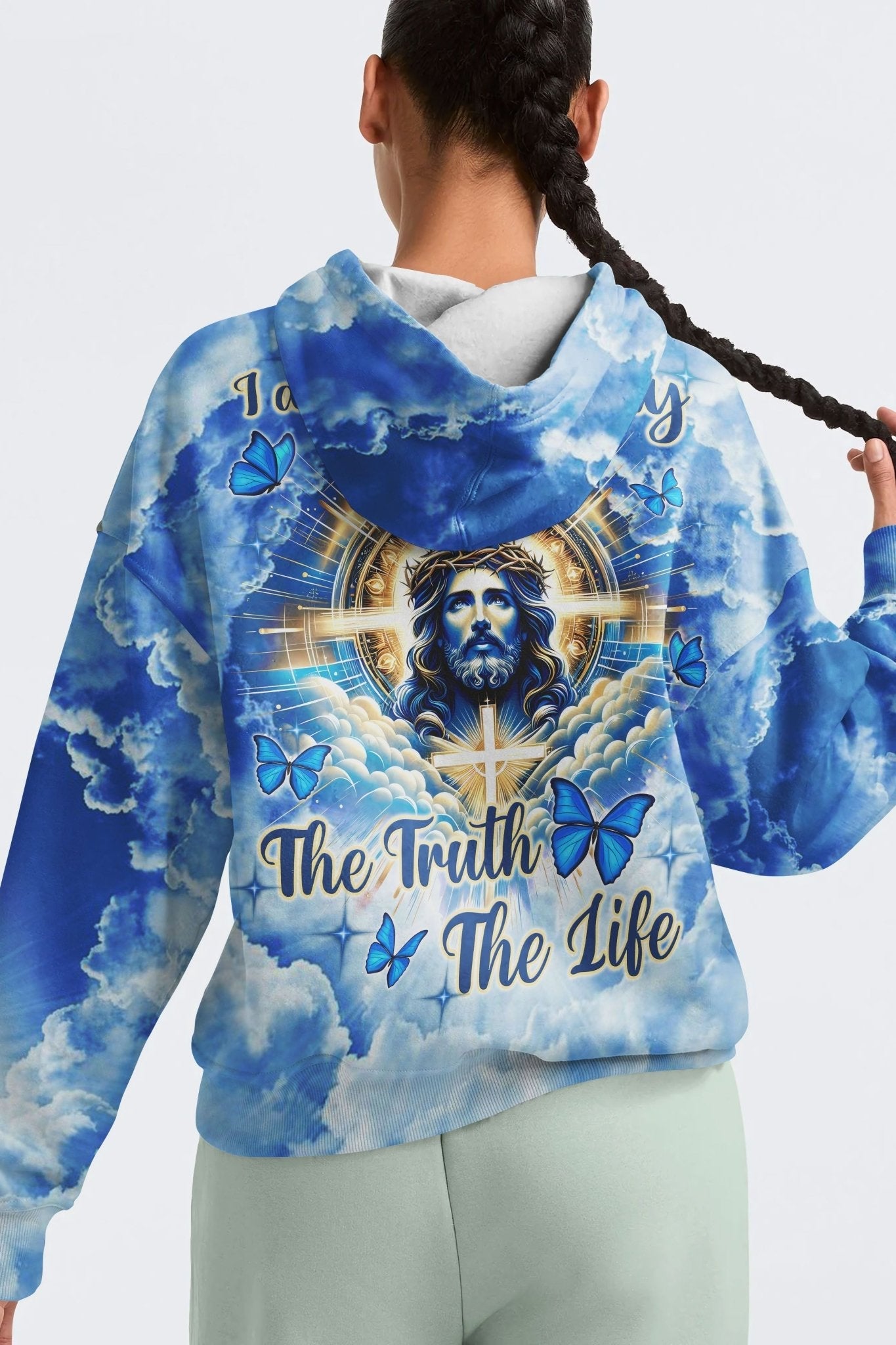 I Am The Way The Truth The Life All Over Print Hoodie