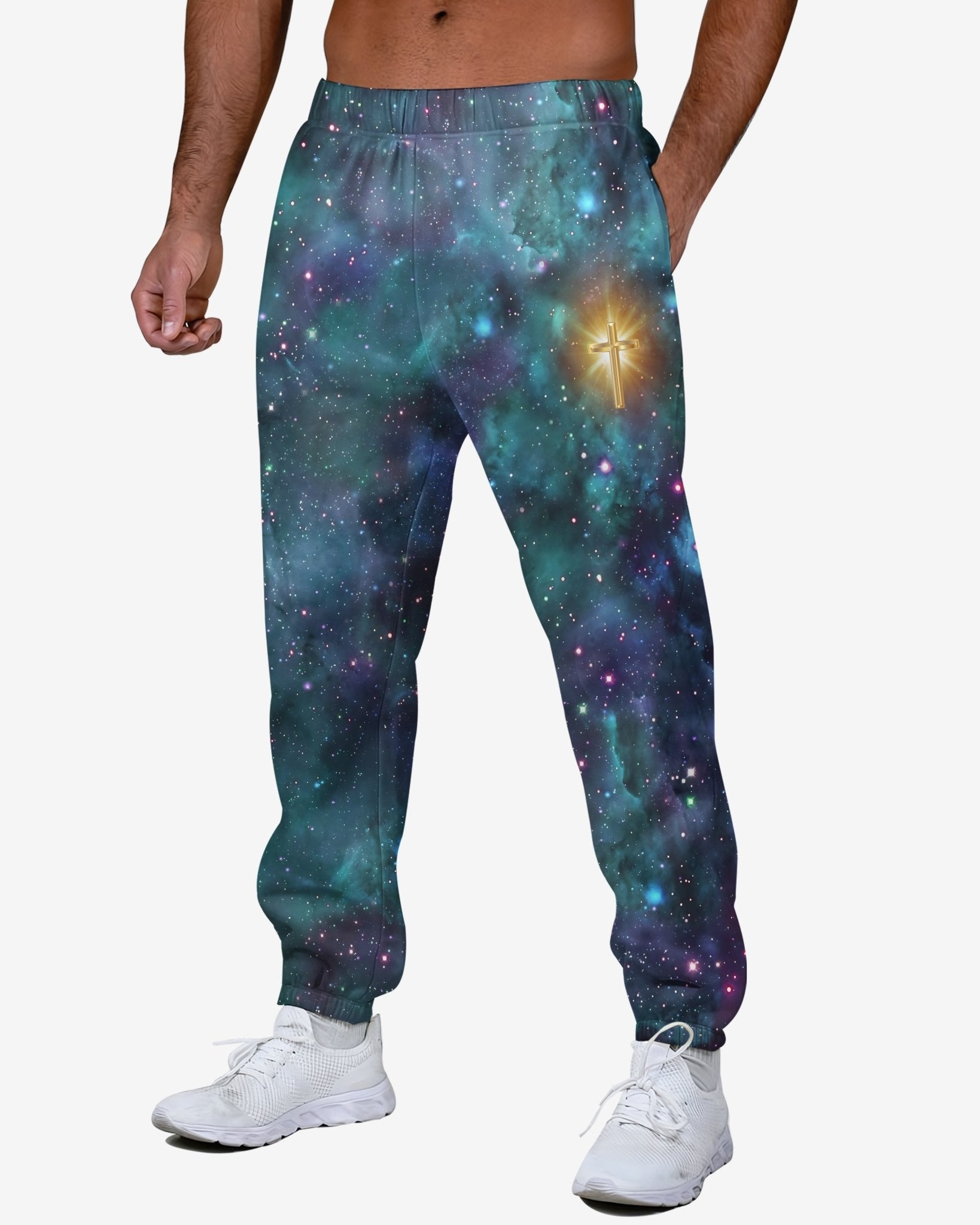 Whoever Drinks The Water I Give Them Will Never Thirst All Over Print Jogger Pants