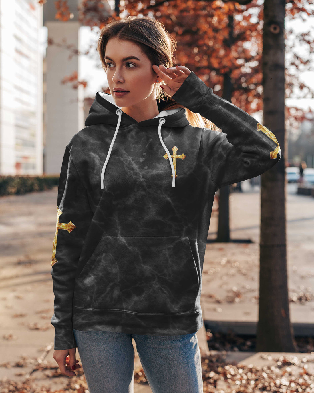 Be Still Before The Lord And Wait Patiently For Him All Over Print Hoodie