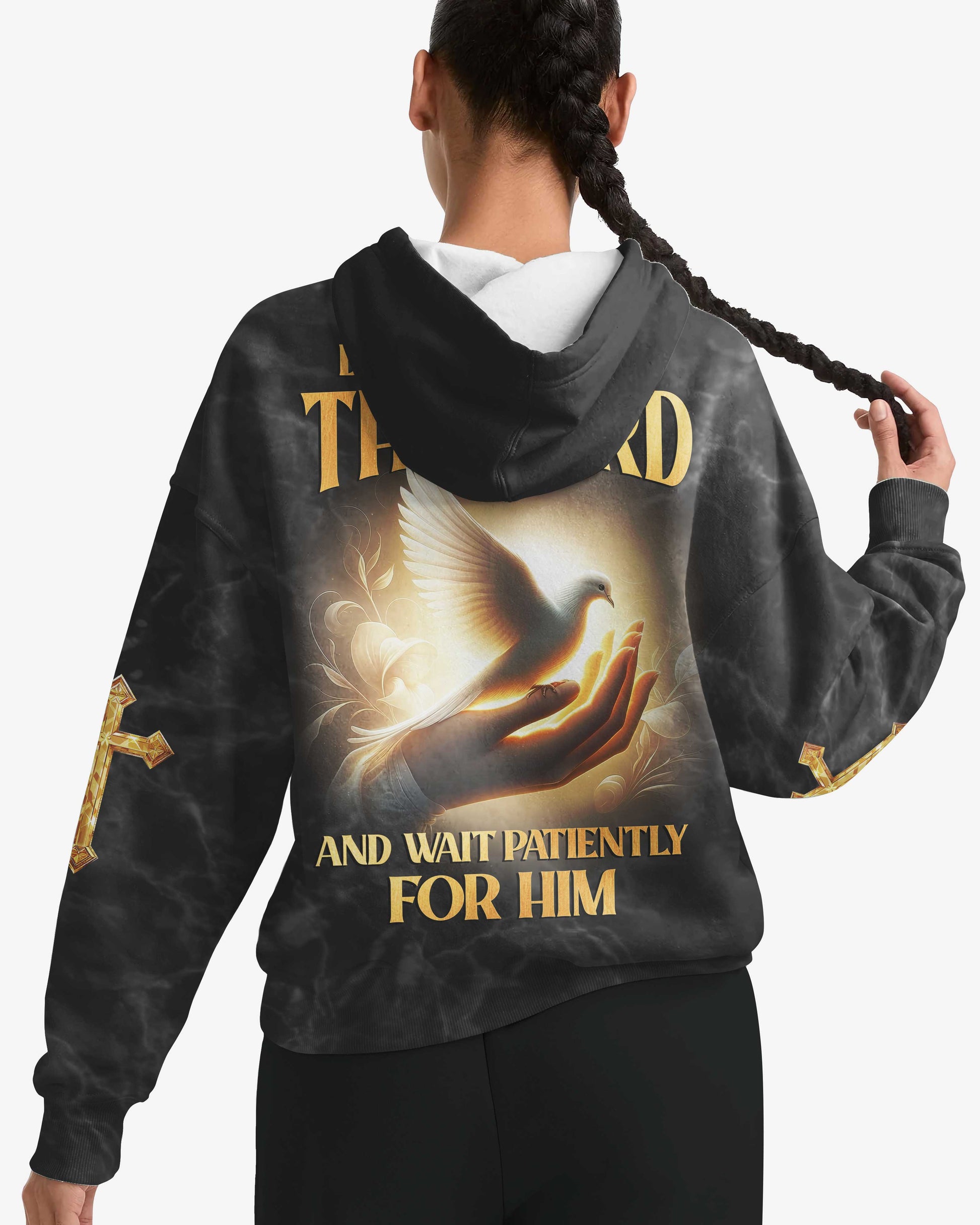 Be Still Before The Lord And Wait Patiently For Him All Over Print Hoodie