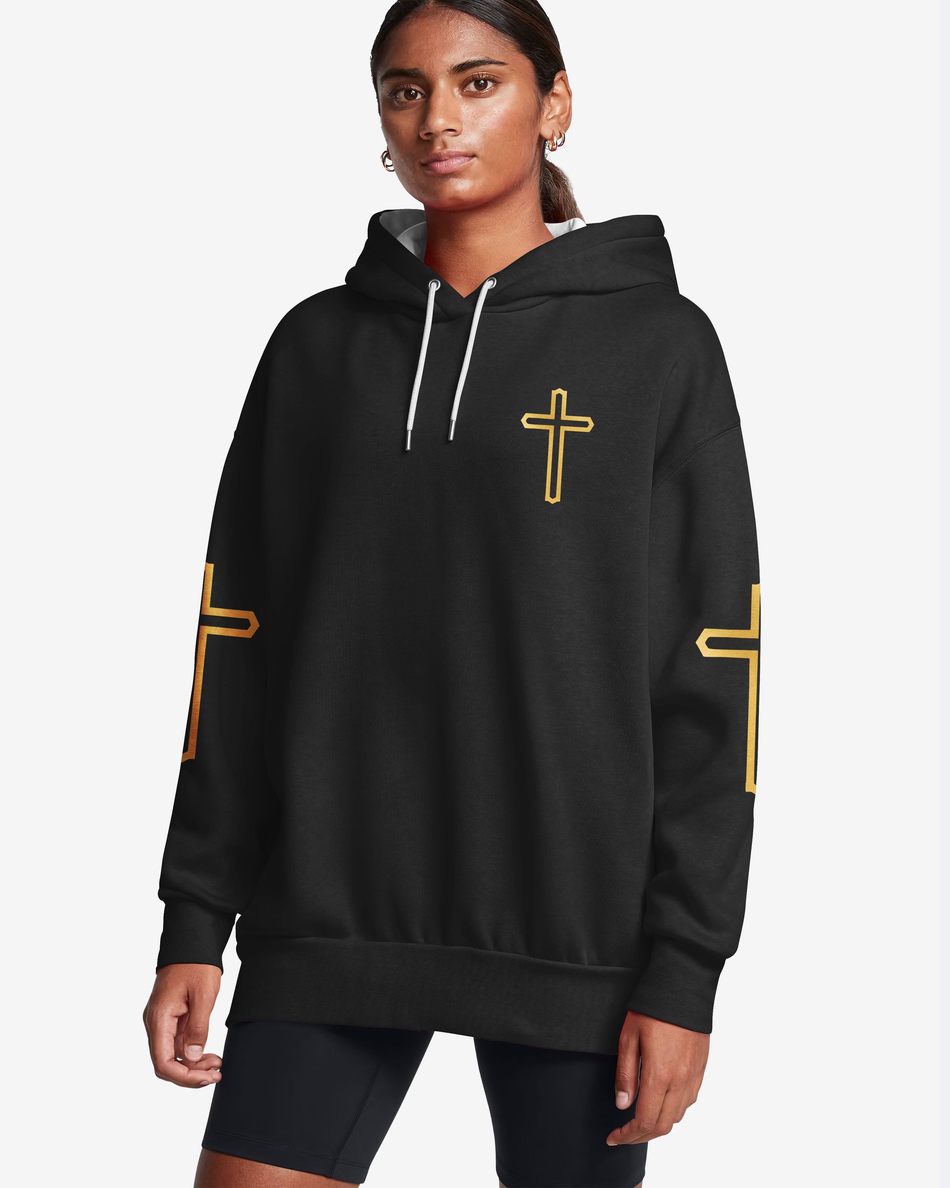 Praying Mama Raising Warriors All Over Print Hoodie