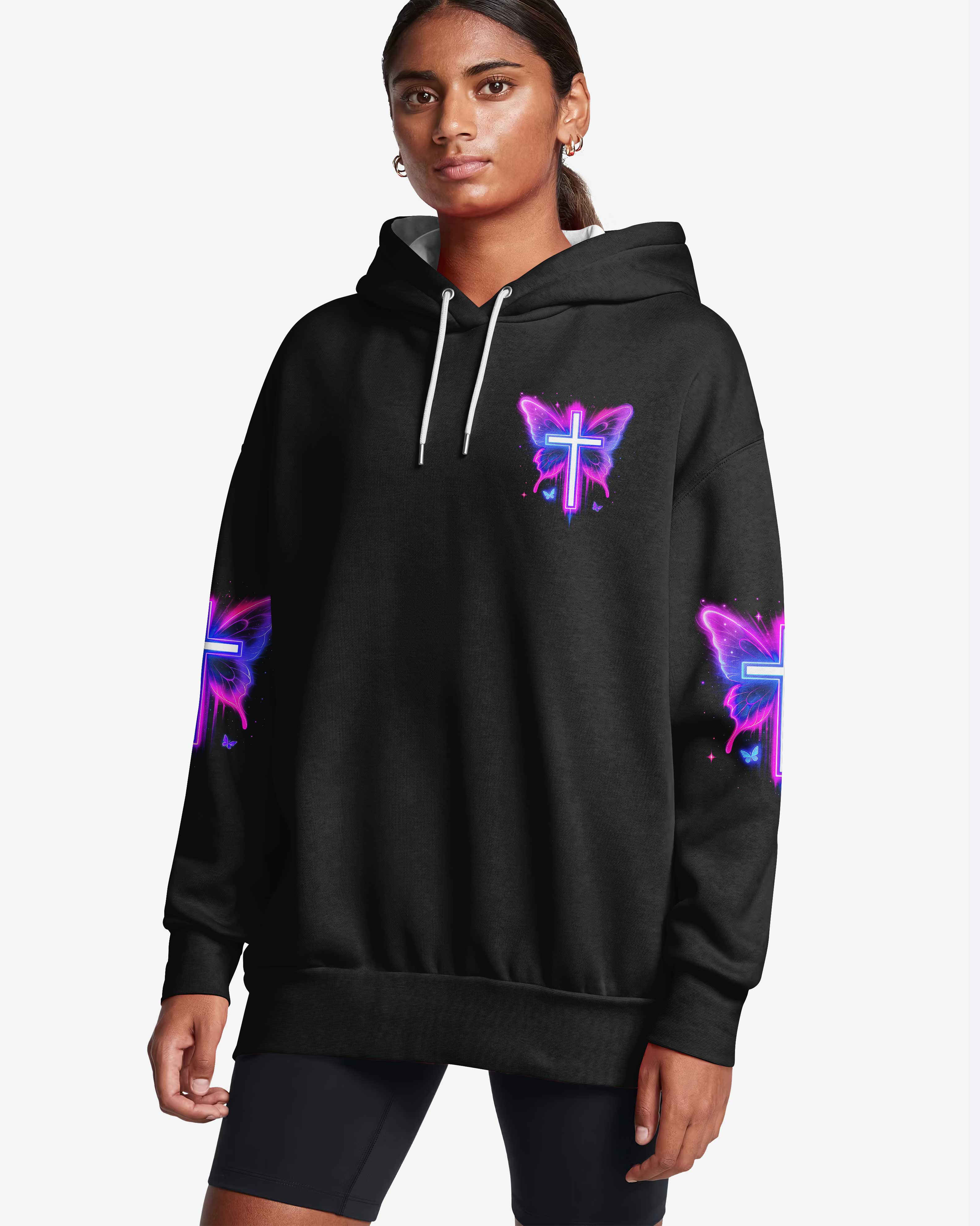 I Want To Be In God’s Hands All Over Print Hoodie
