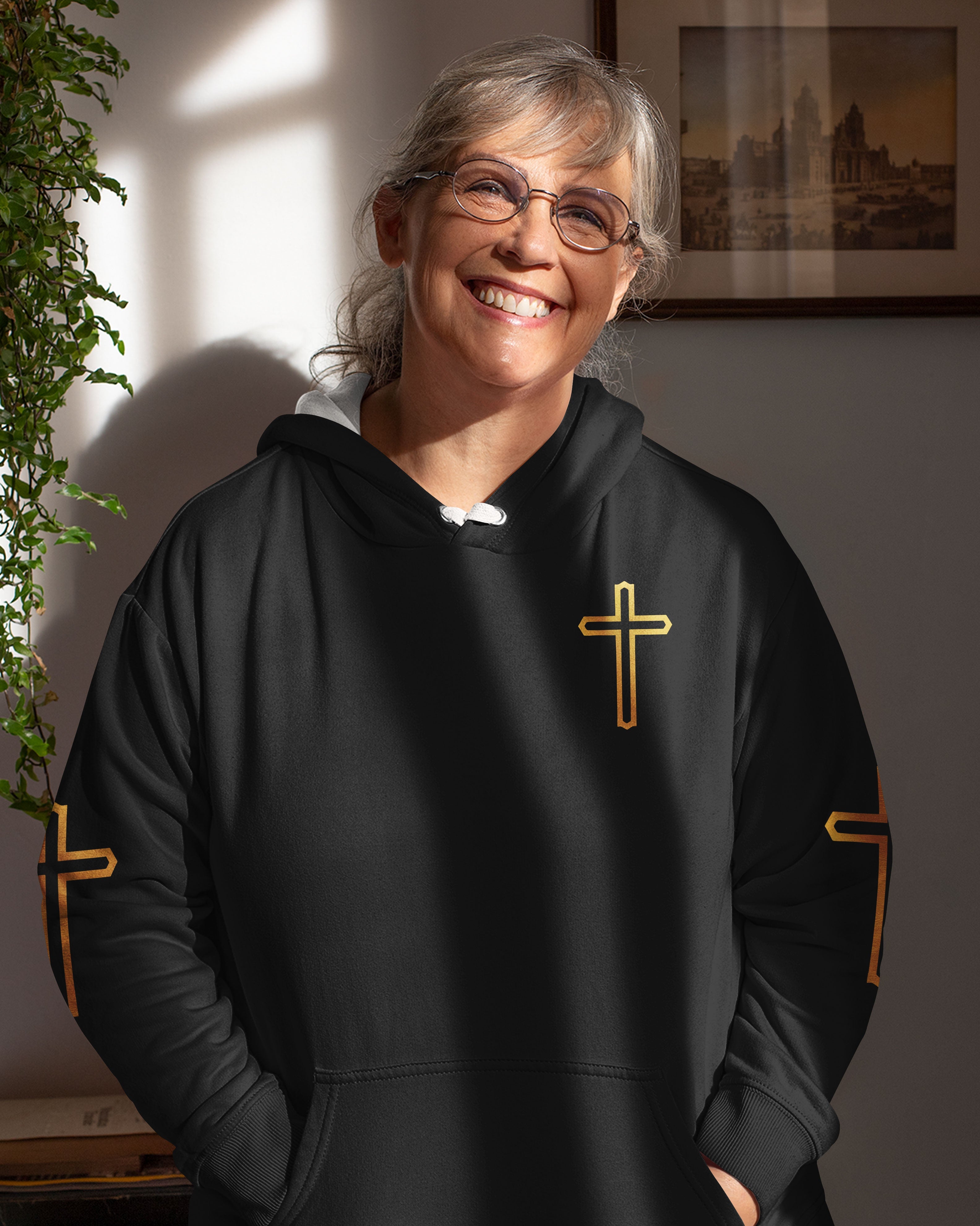 Praying Mama Raising Warriors All Over Print Hoodie