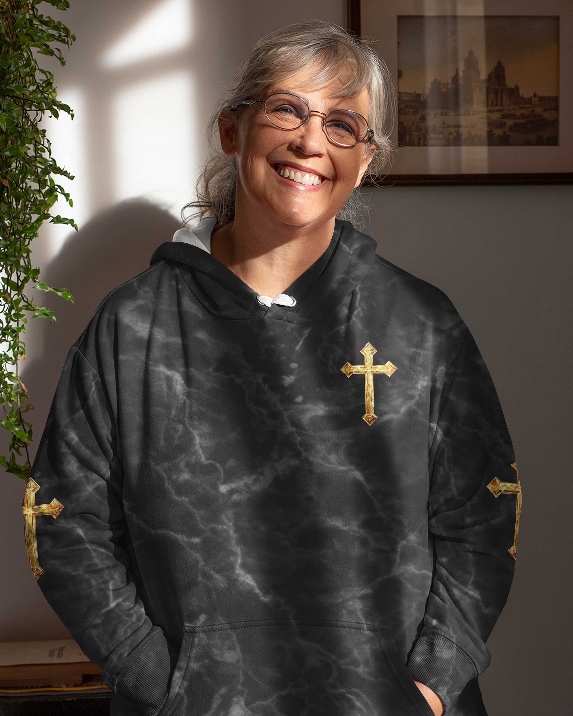 Be Still Before The Lord And Wait Patiently For Him All Over Print Hoodie