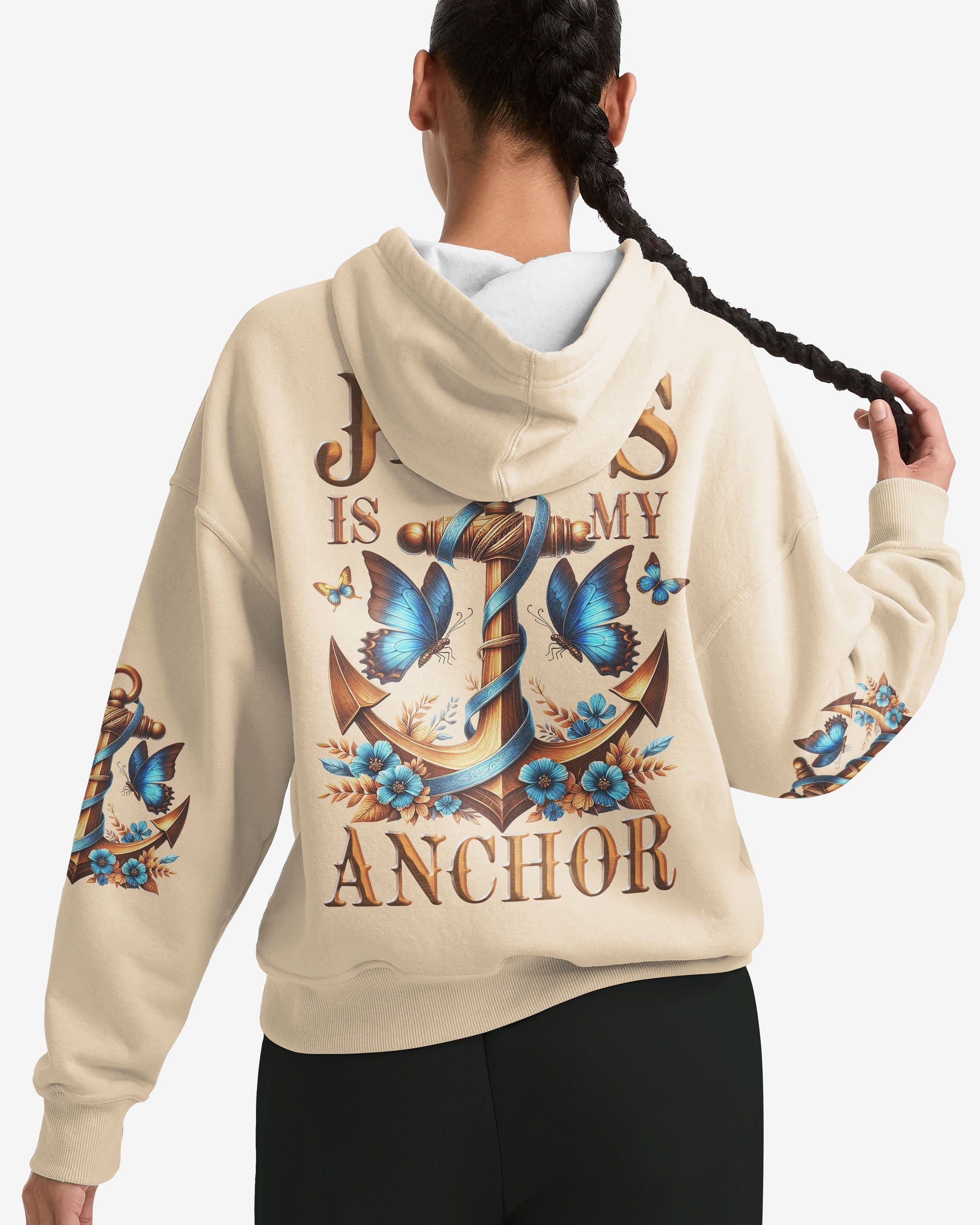 Jesus Is My Anchor All Over Print Hoodie