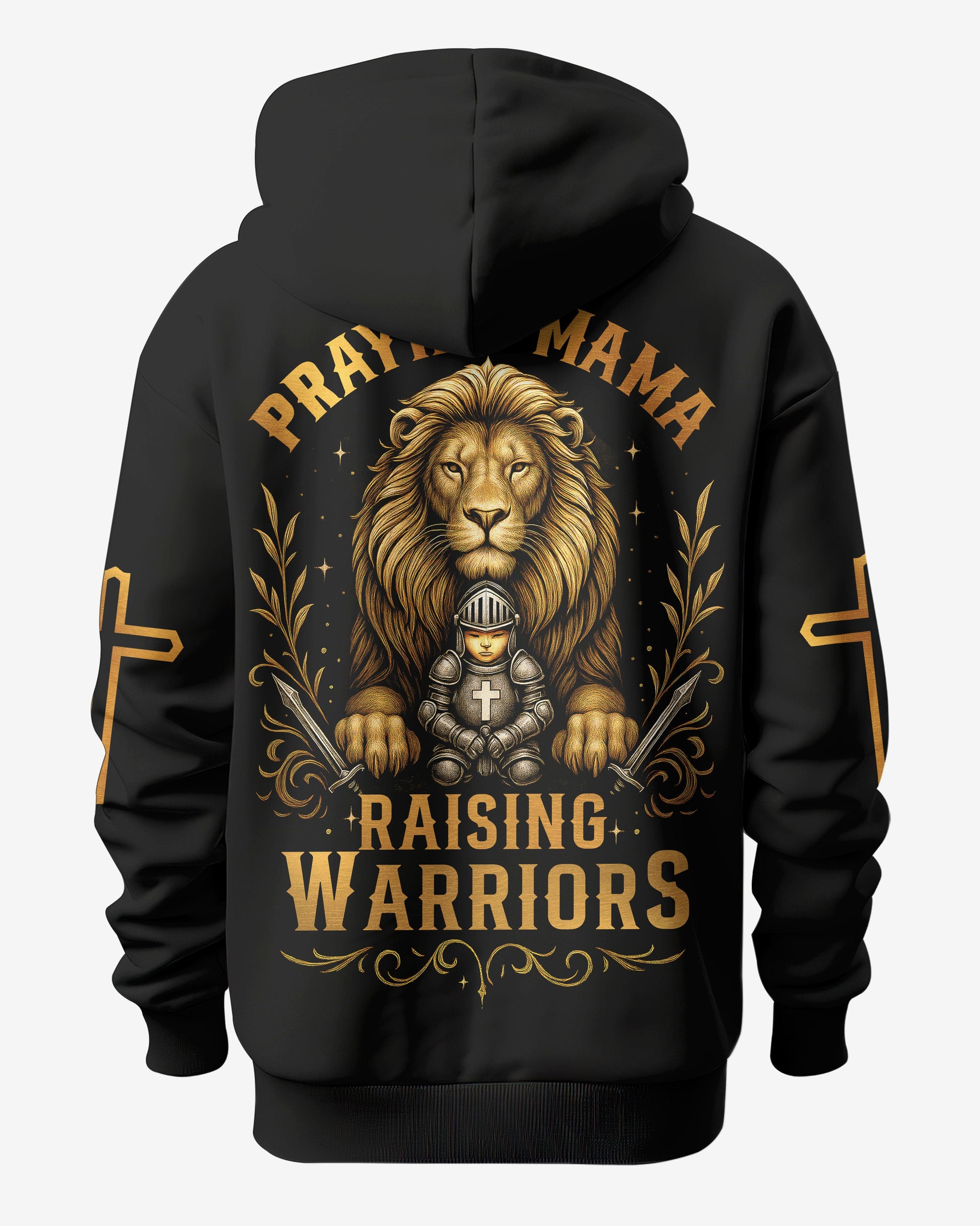 Praying Mama Raising Warriors All Over Print Hoodie