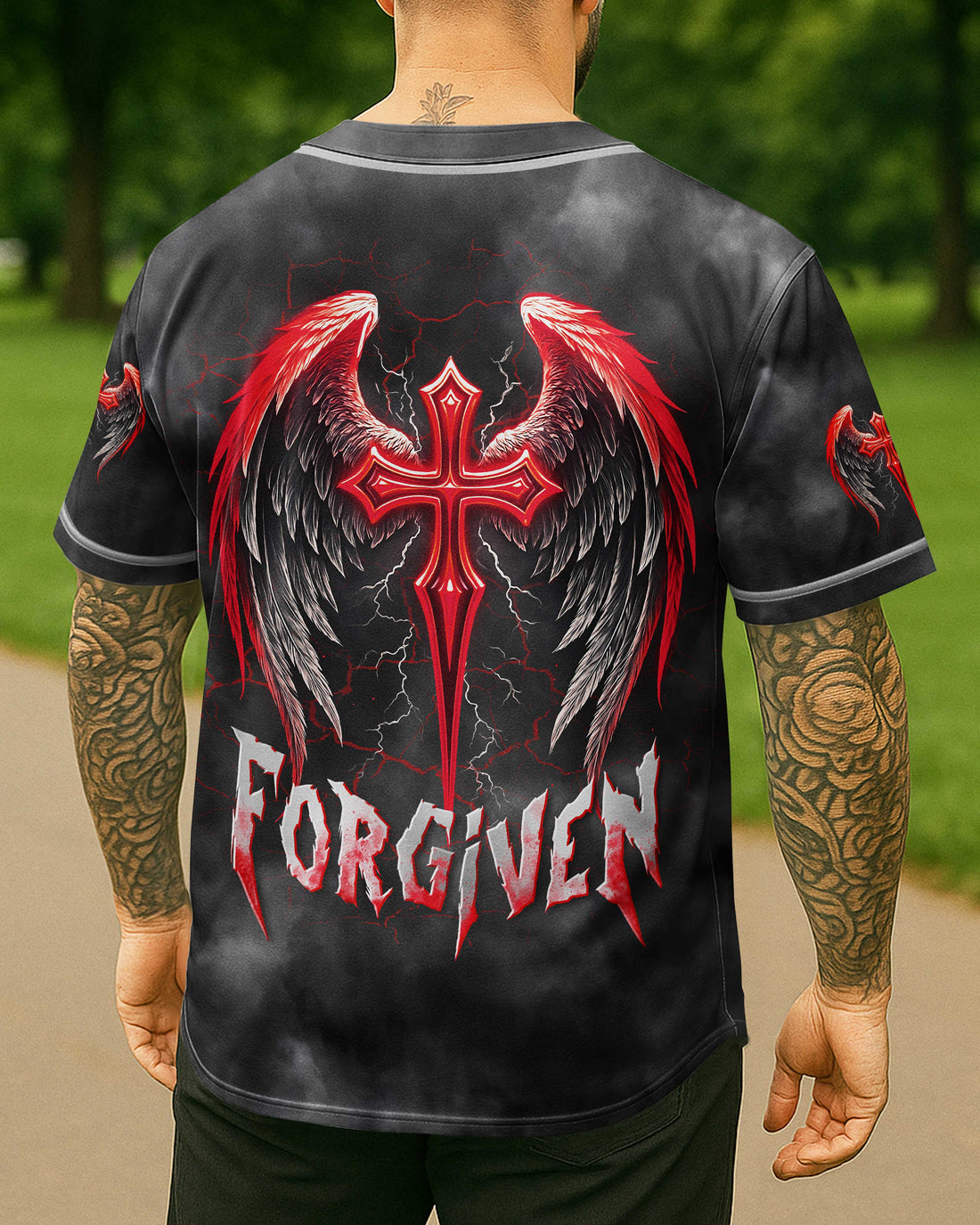 Forgiven All Over Print Jersey