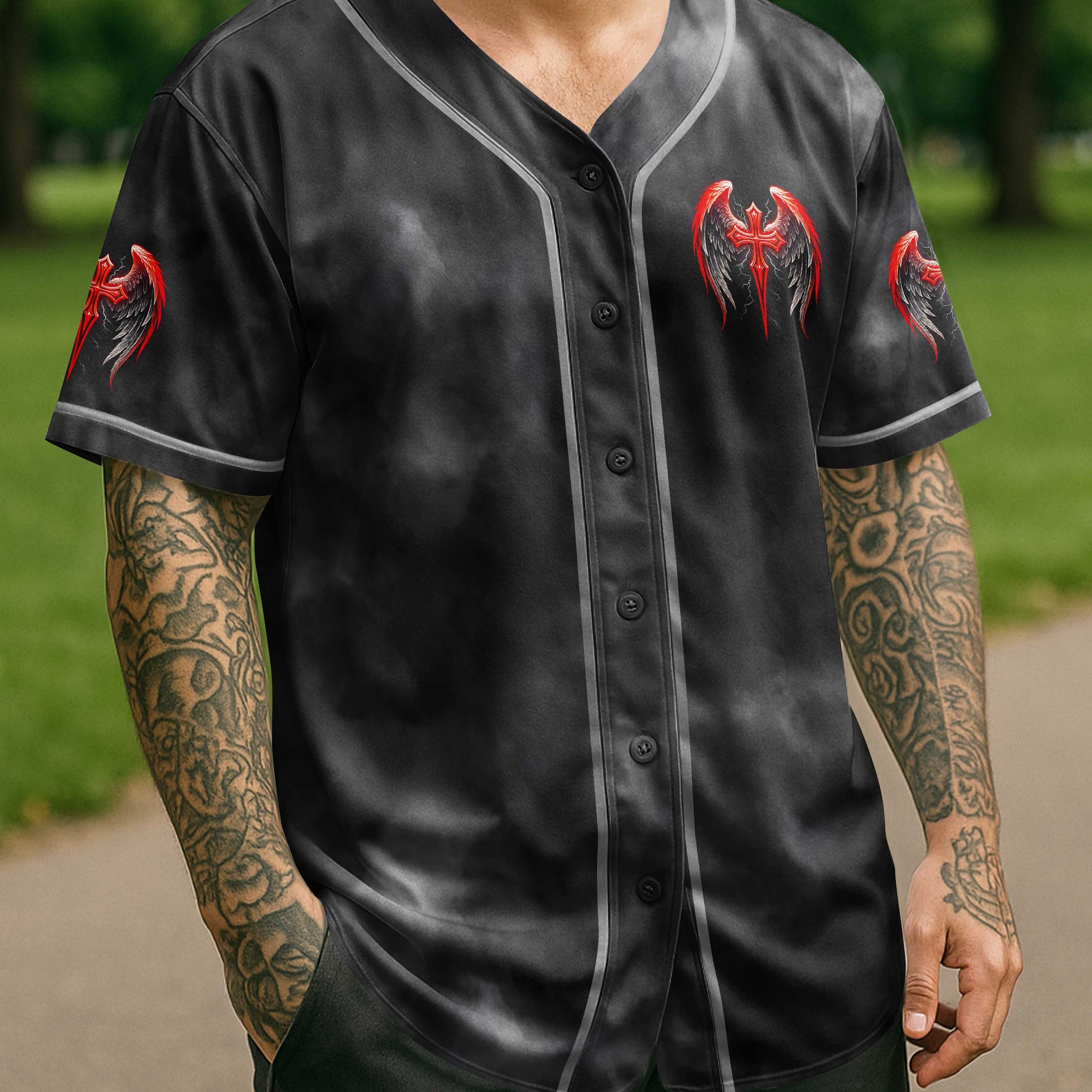 Forgiven All Over Print Jersey