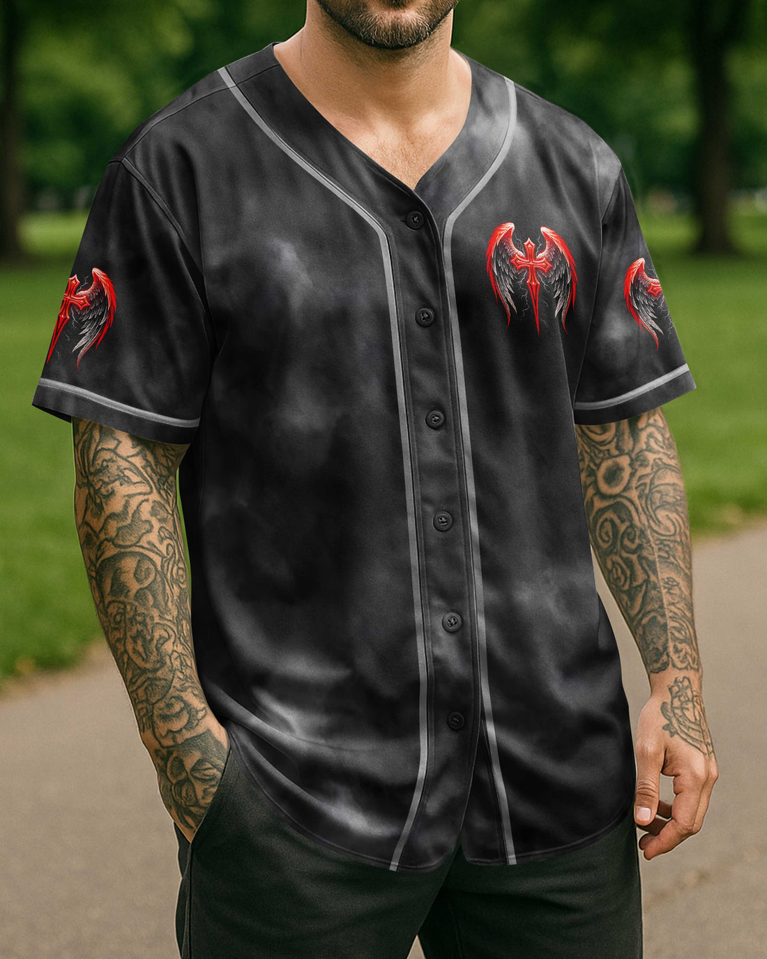 Forgiven All Over Print Jersey