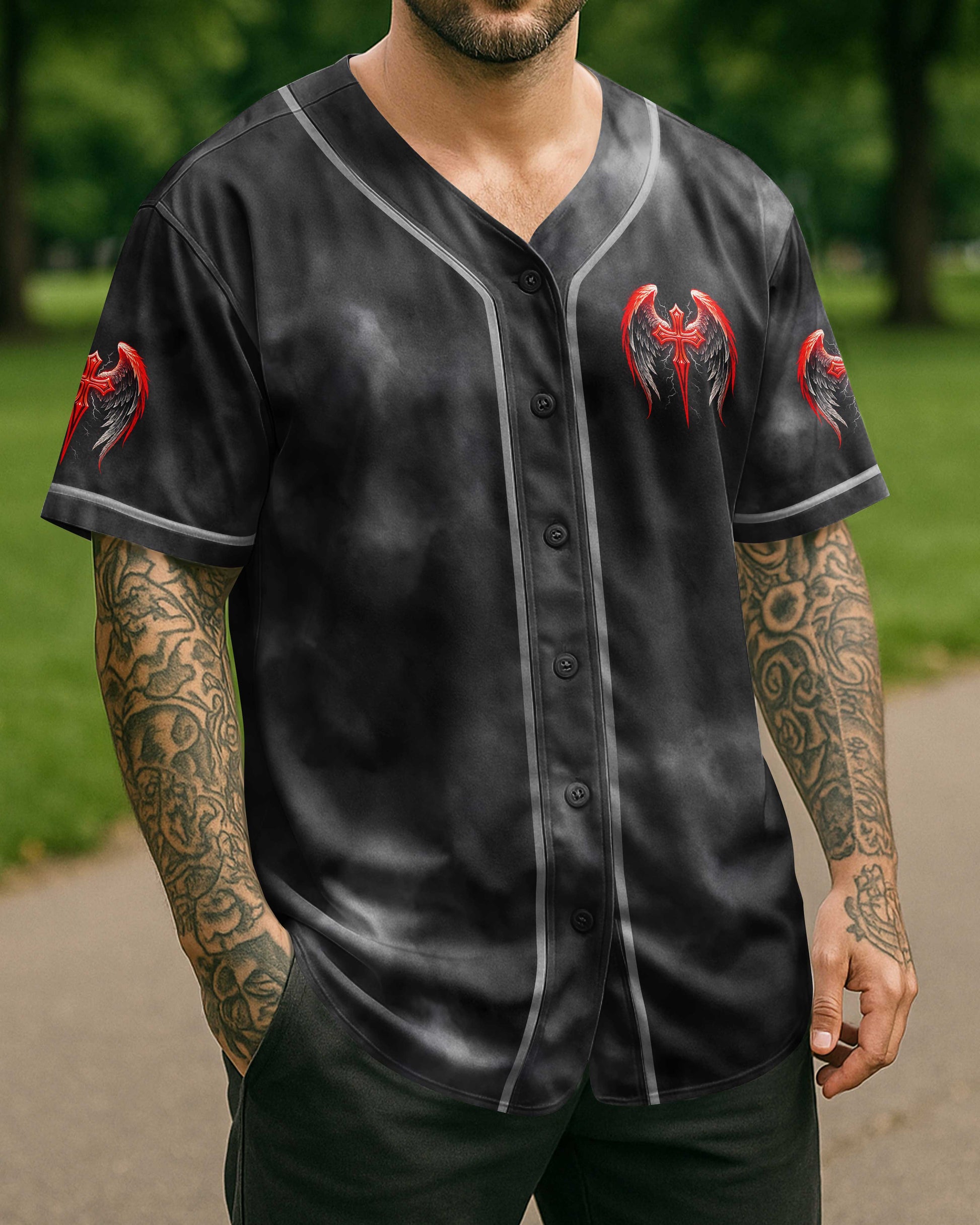 Forgiven All Over Print Jersey