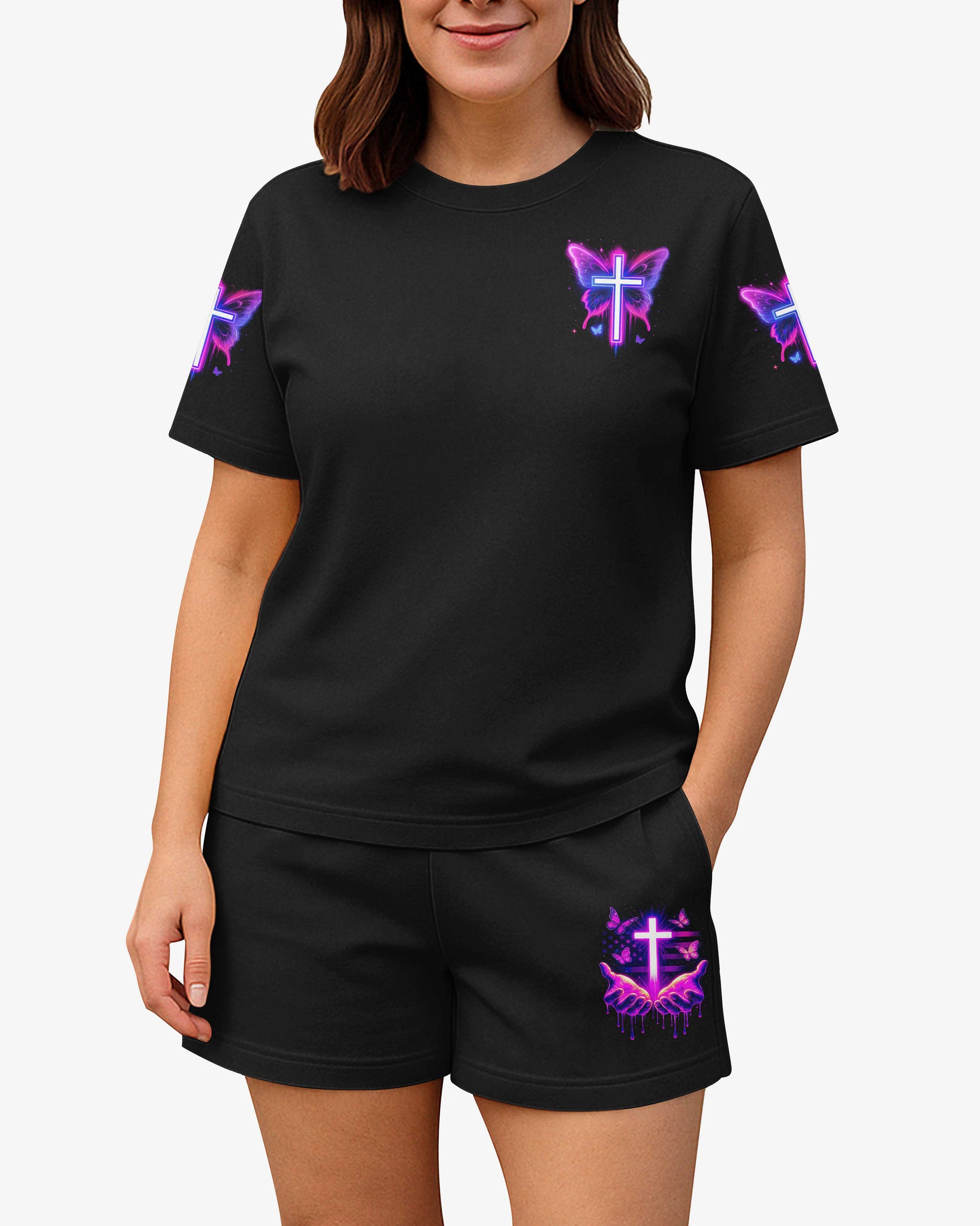 I Want To Be In God's Hands Women Casual Shorts