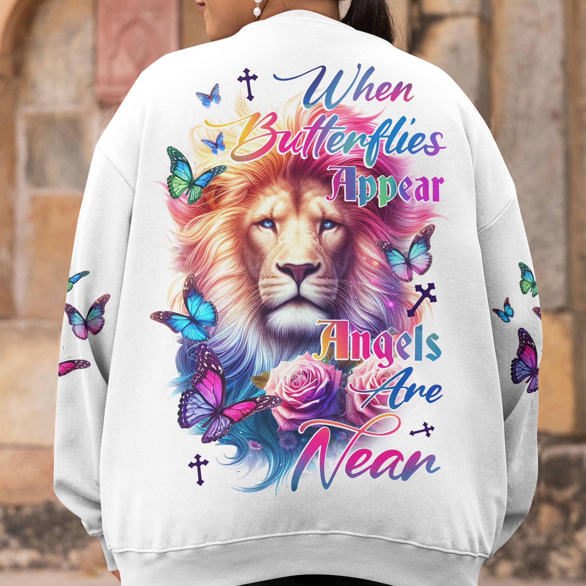 When Butterflies Appear Sweater