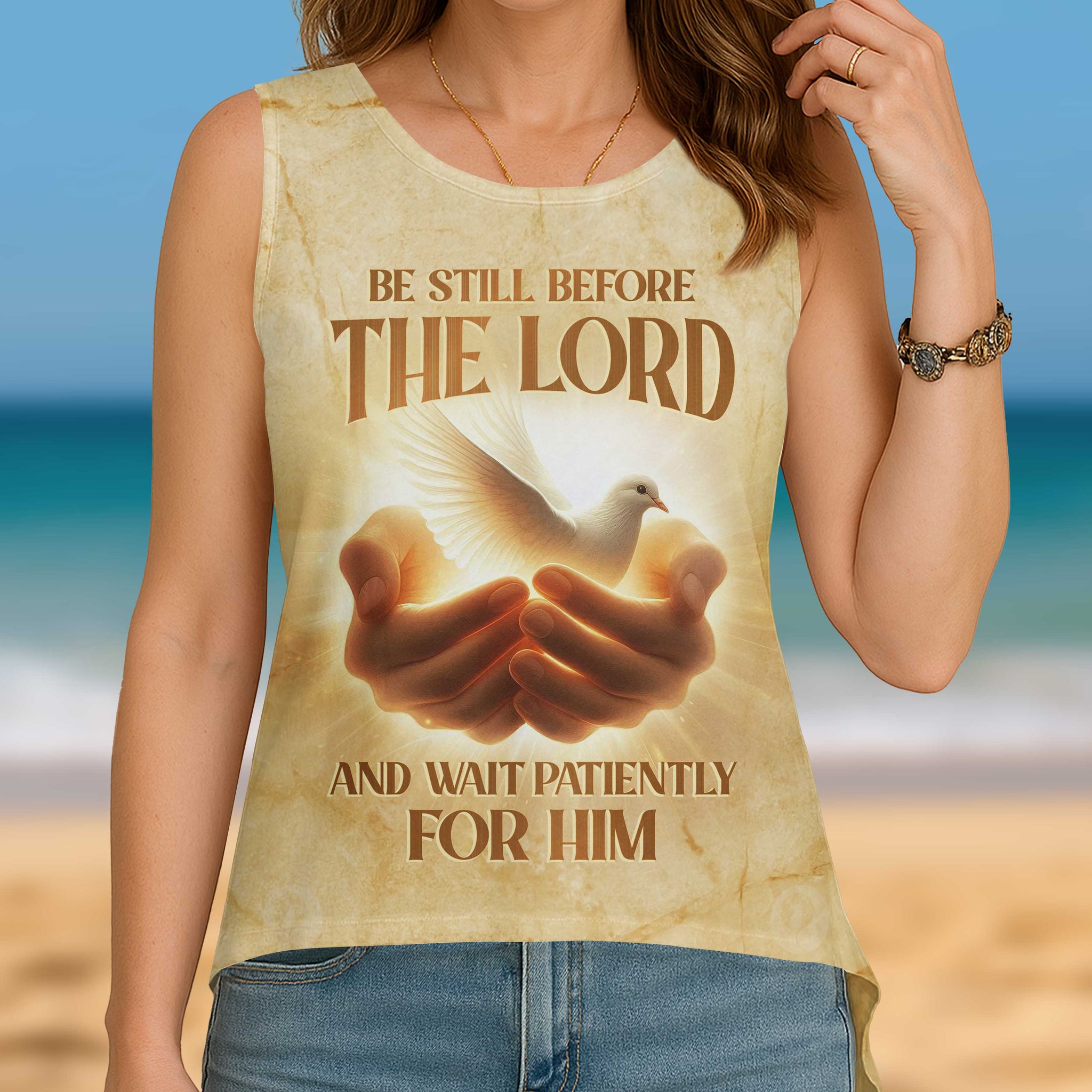 Be Still Before The Lord And Wait Patiently For Him Shirt