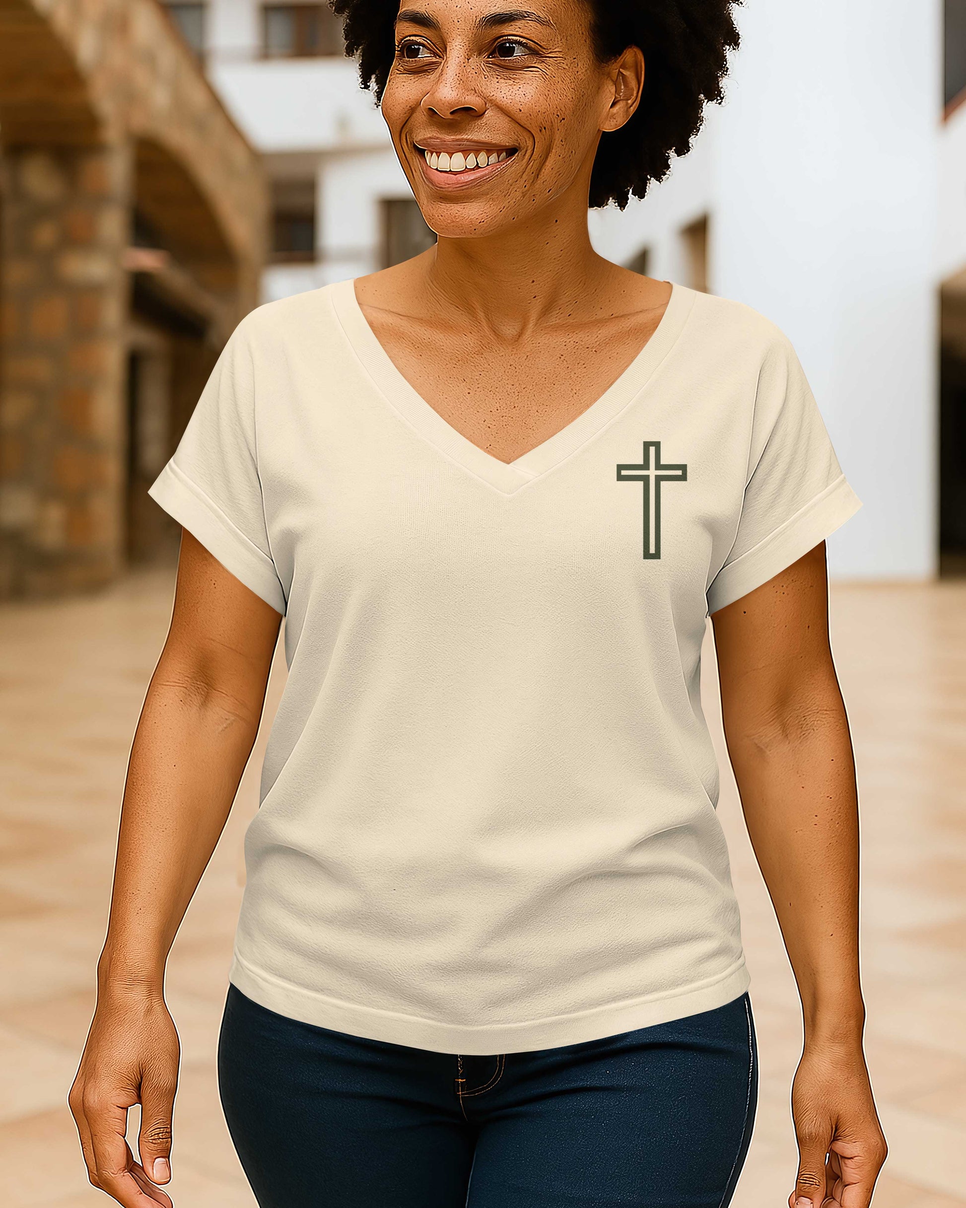 "Normal" Isn't Coming Back V-neck Dolman Sleeves Shirt